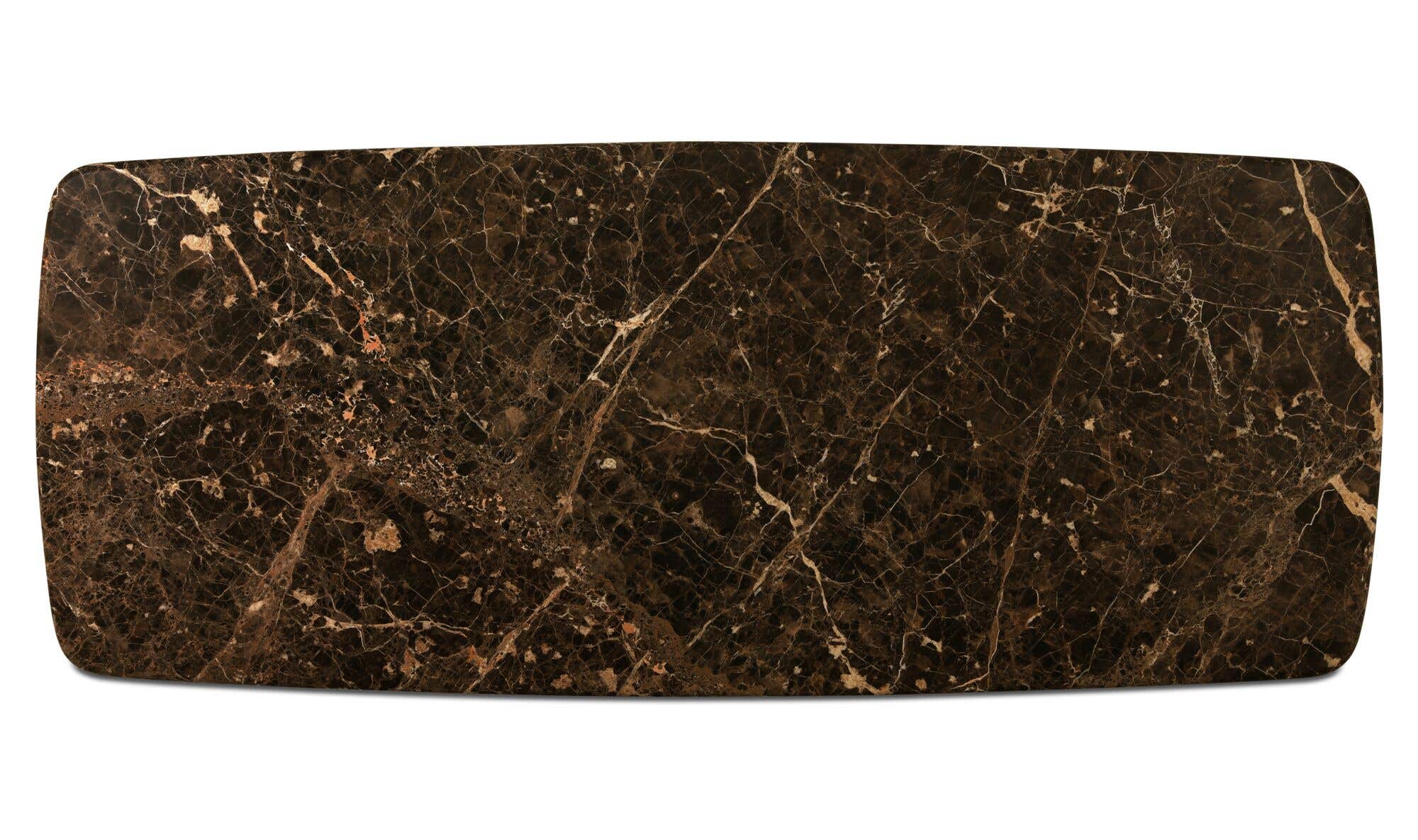 Moes Daphne Dining Table Large Dark Emperador Marble GK-1152