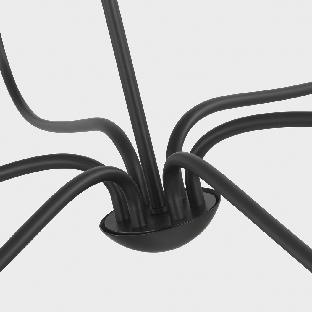 Abells Six Light Chandelier
