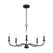 Abells Five Light Chandelier