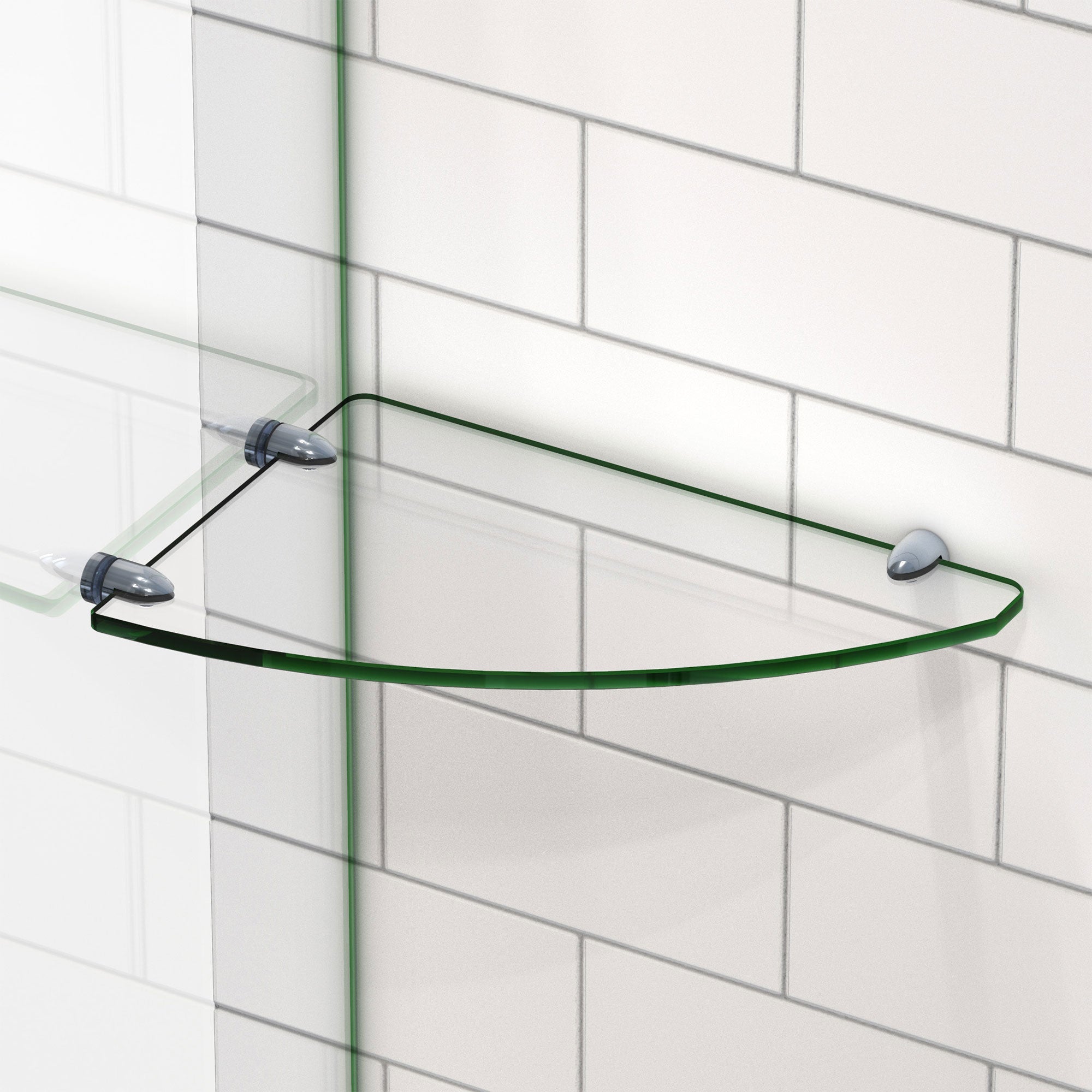 DreamLine 12 in. x 8 in. Glass Shelf
