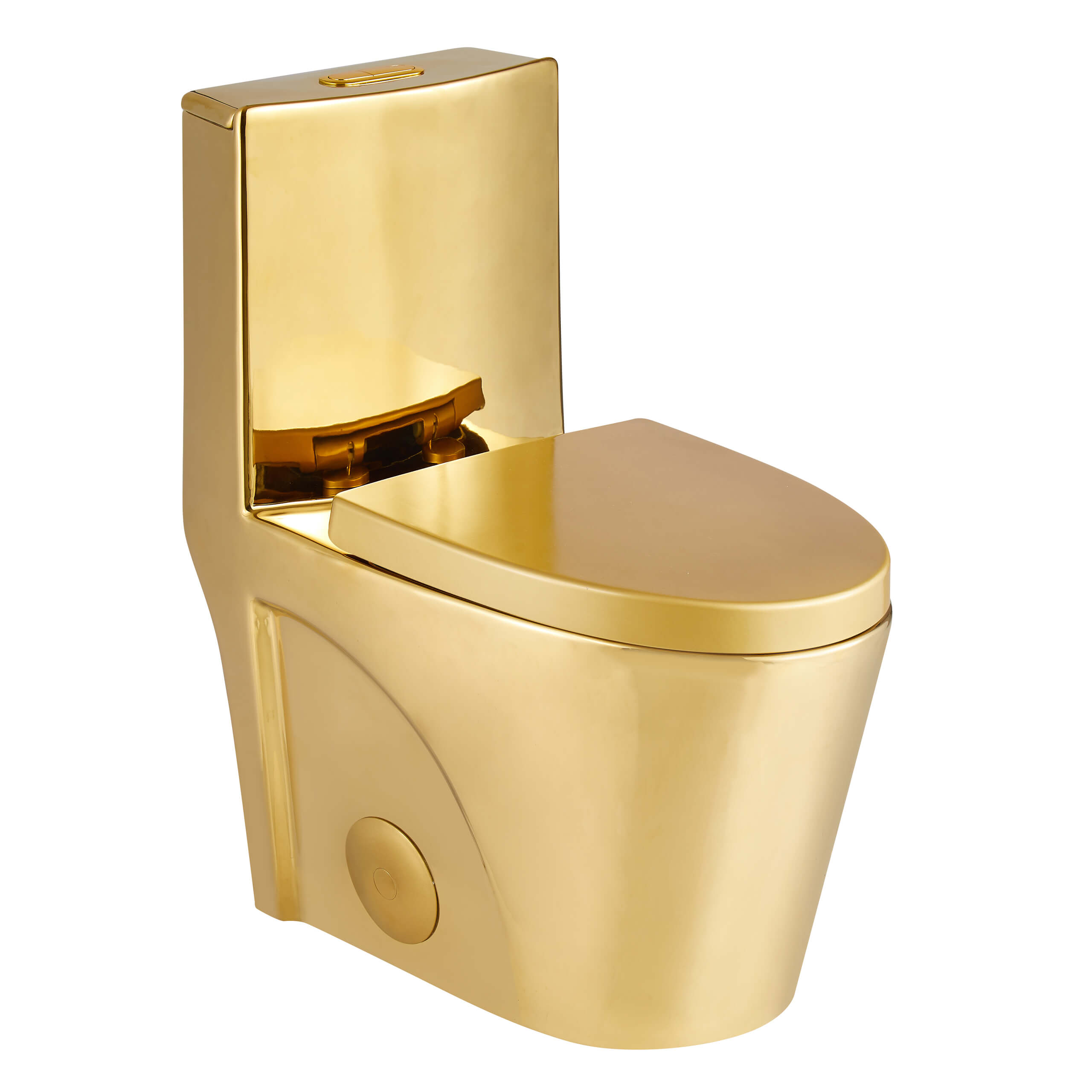 Fine Fixtures MOTB7 Ultraluxe One‑Piece Elongated Toilet – Dual Flush, 12" Rough‑In