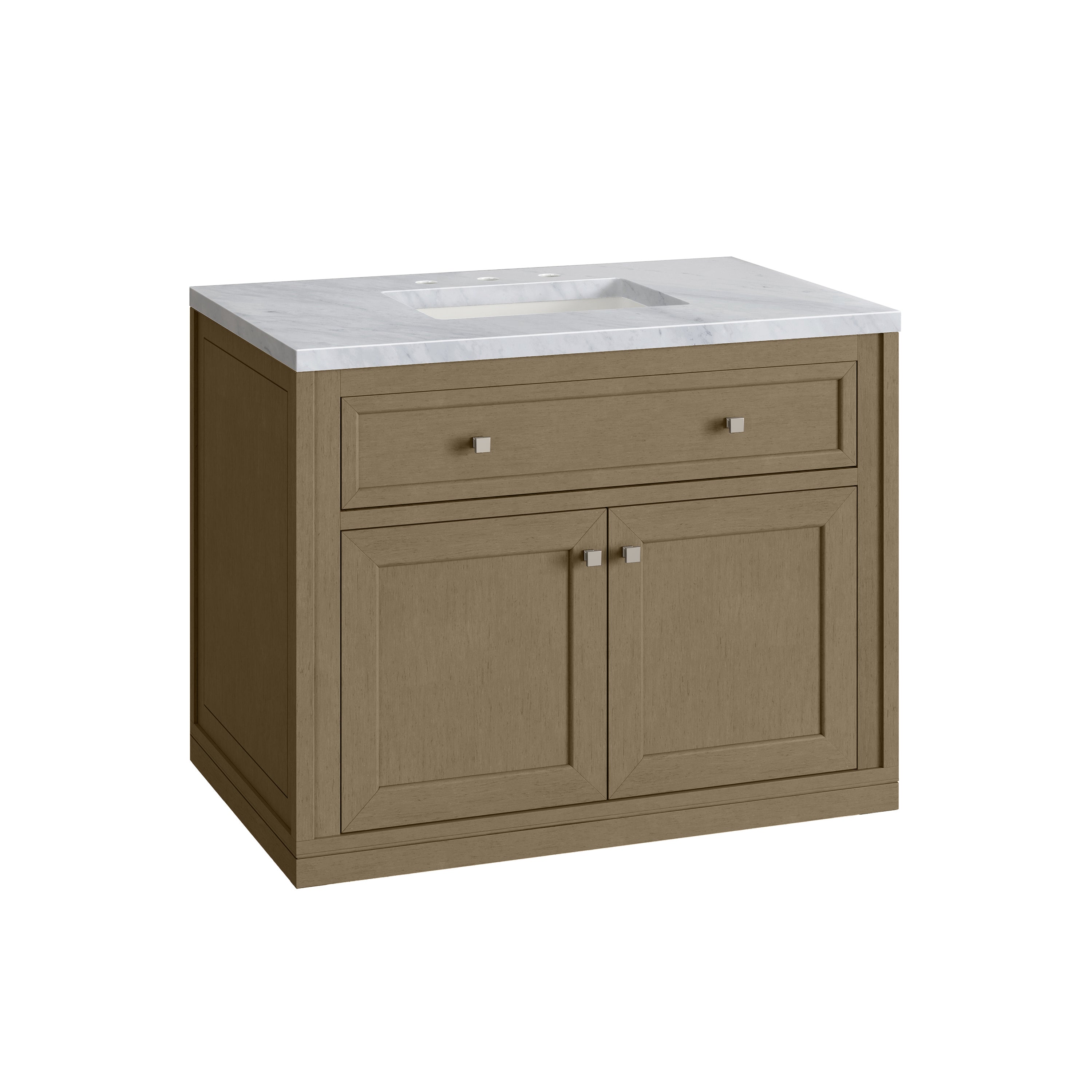 James Martin Chicago 36" Single Vanity in Walnut Whisper with 3cm Countertop