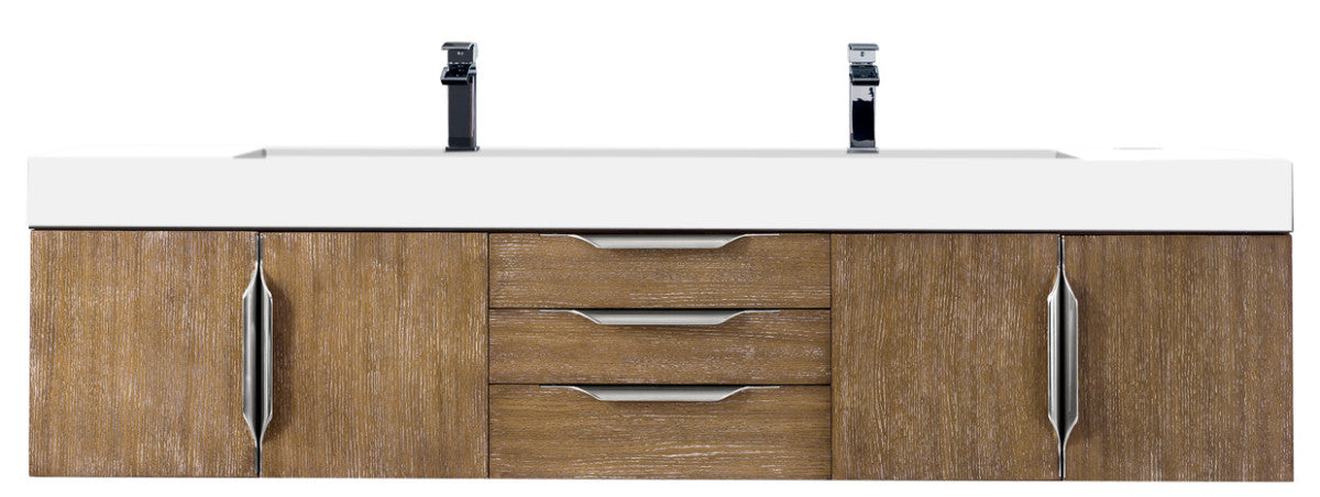 Columbia 72" Double Wall Mount Vanity Cabinet