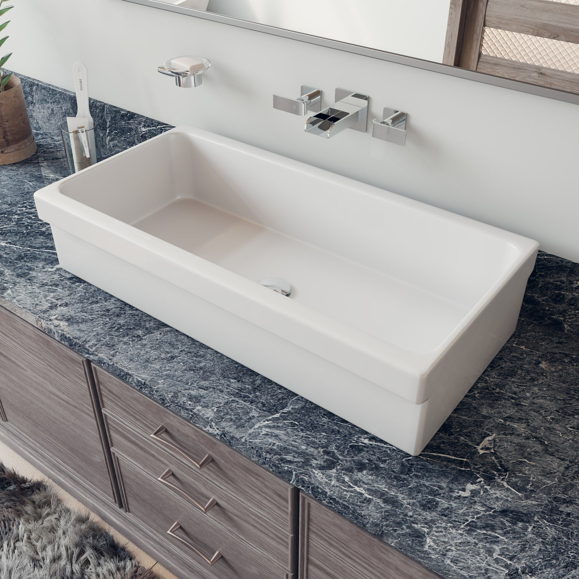 ALFI brand AB5009 Pop Up Drain for Sink w/o Overflow