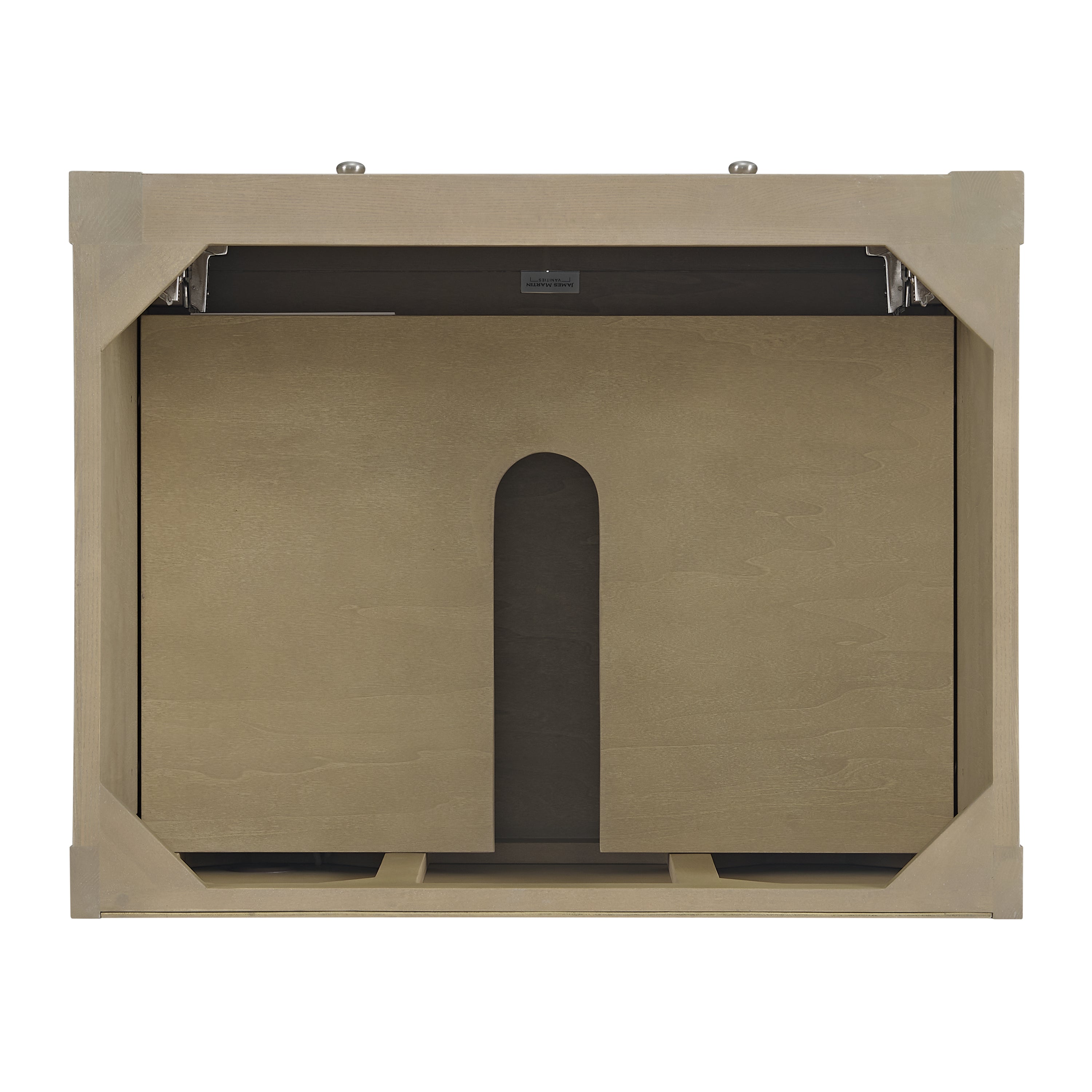 James Martin Breckenridge 30" Single Vanity in Whitewashed Oak with 3cm Countertop