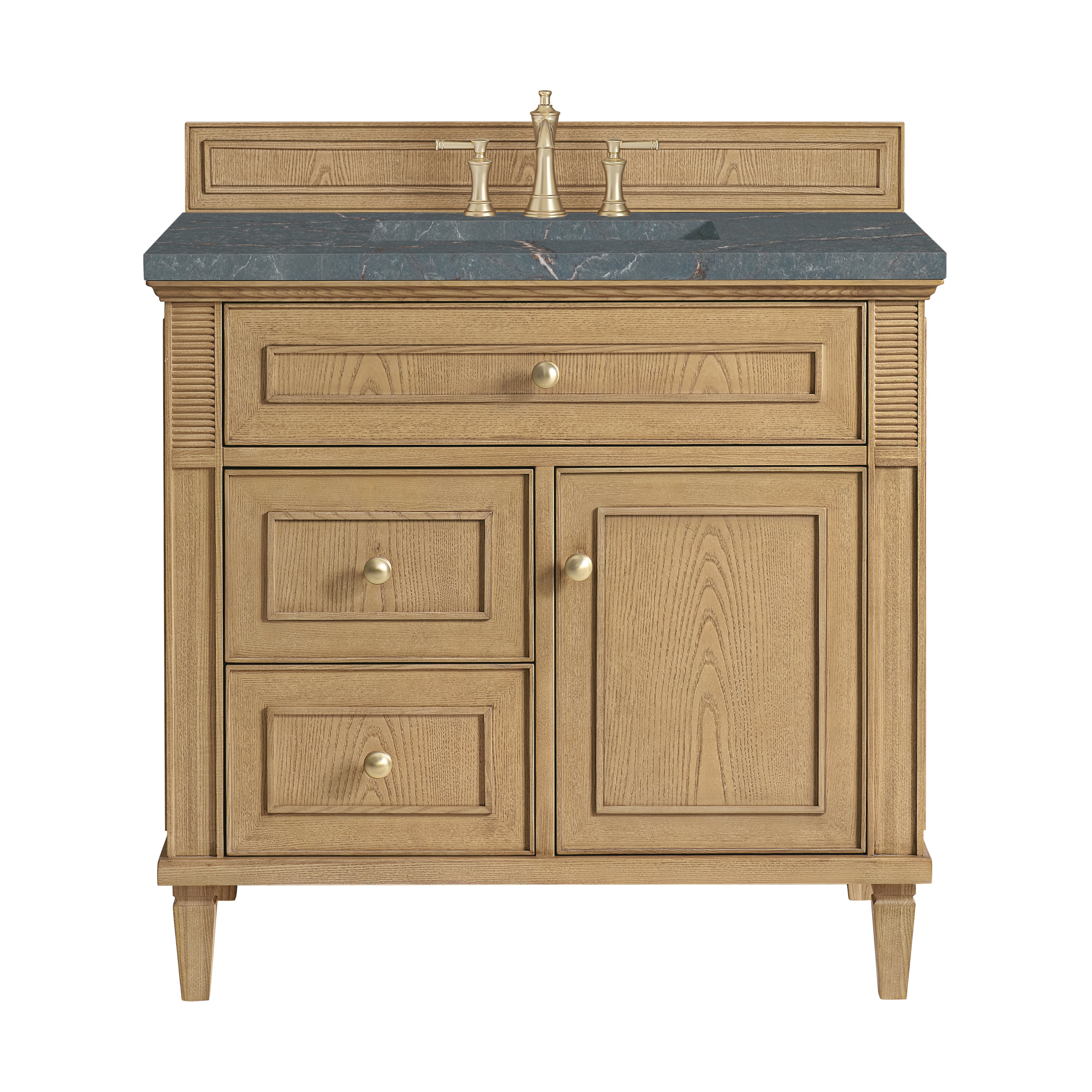 James Martin Lorelai 36" Single Vanity in Light Natural Oak with 3cm Countertop