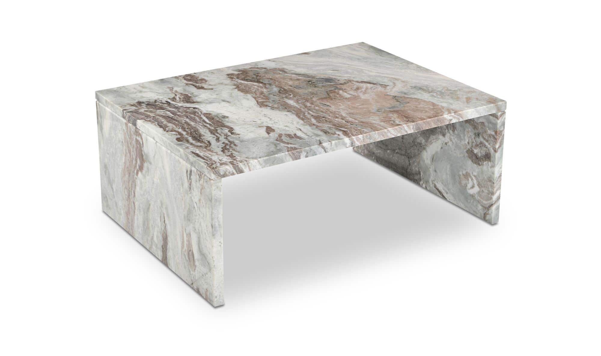Moes Rosa Coffee Table Torrento Marble GZ-1189