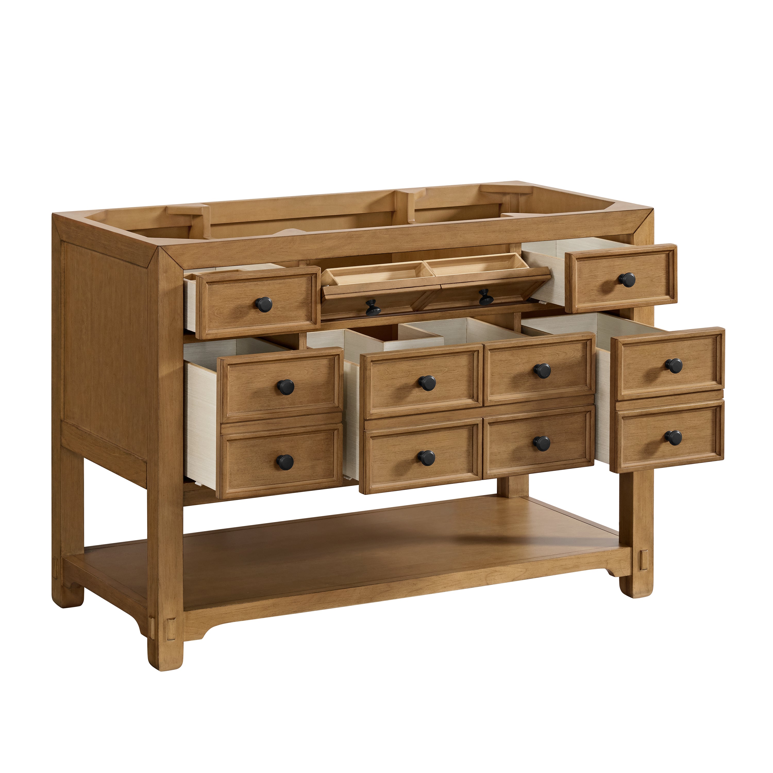 James Martin Malibu 48" Single Vanity in Amber Birch with 3cm Countertop