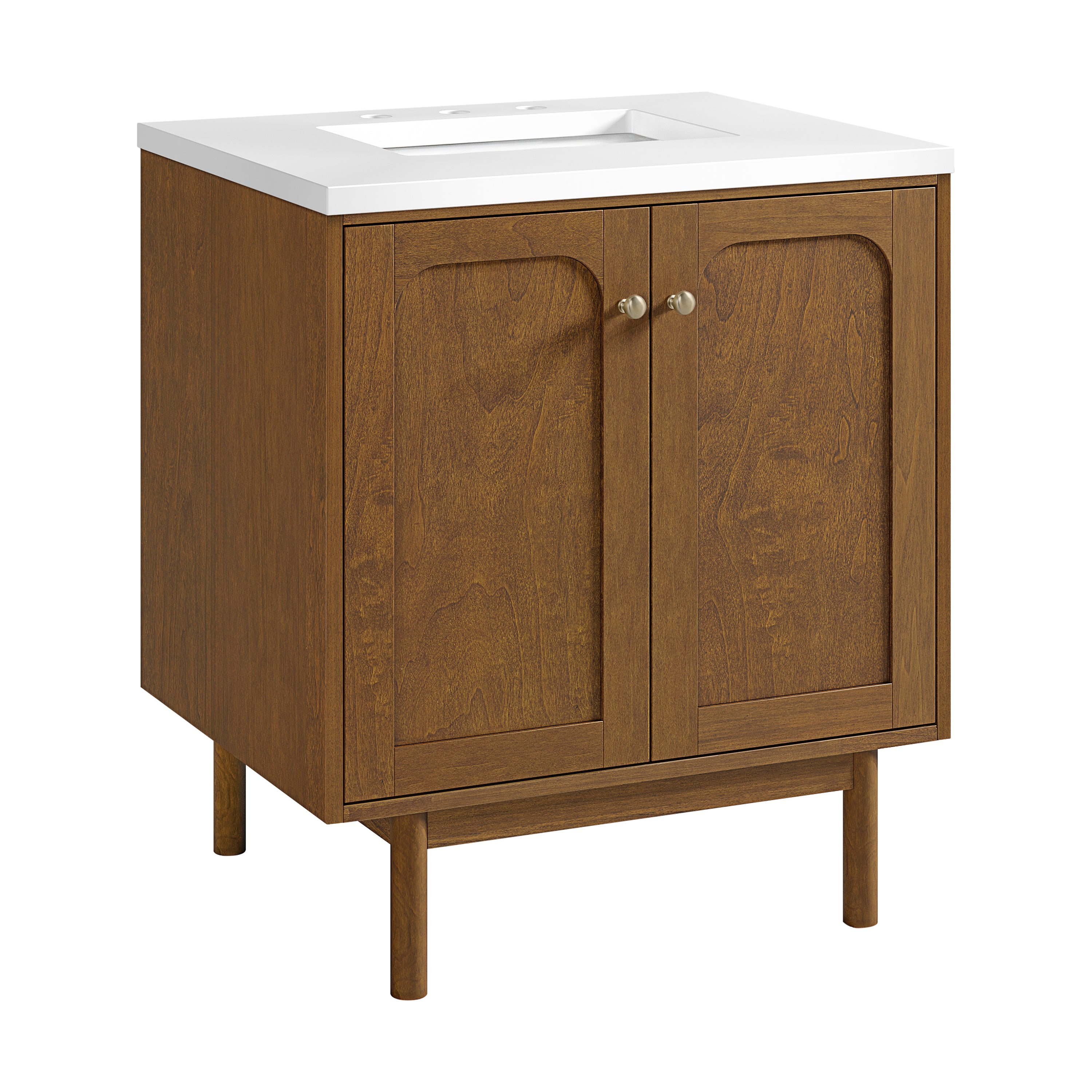 James Martin Laurent 30" Single Vanity in Honey Oak with 3cm Countertop