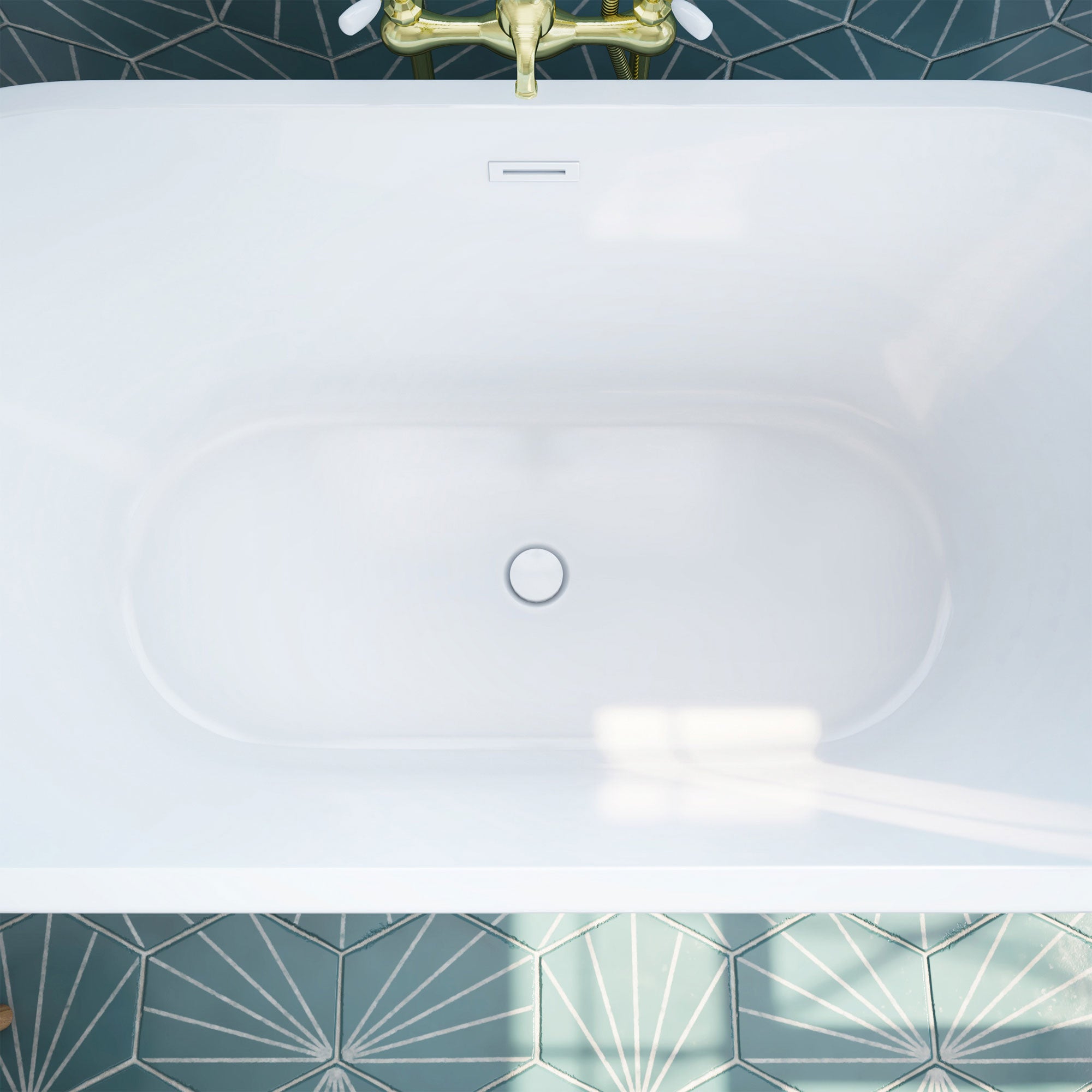 DreamLine Havana 67 in. L x 23 in. H Bathtub