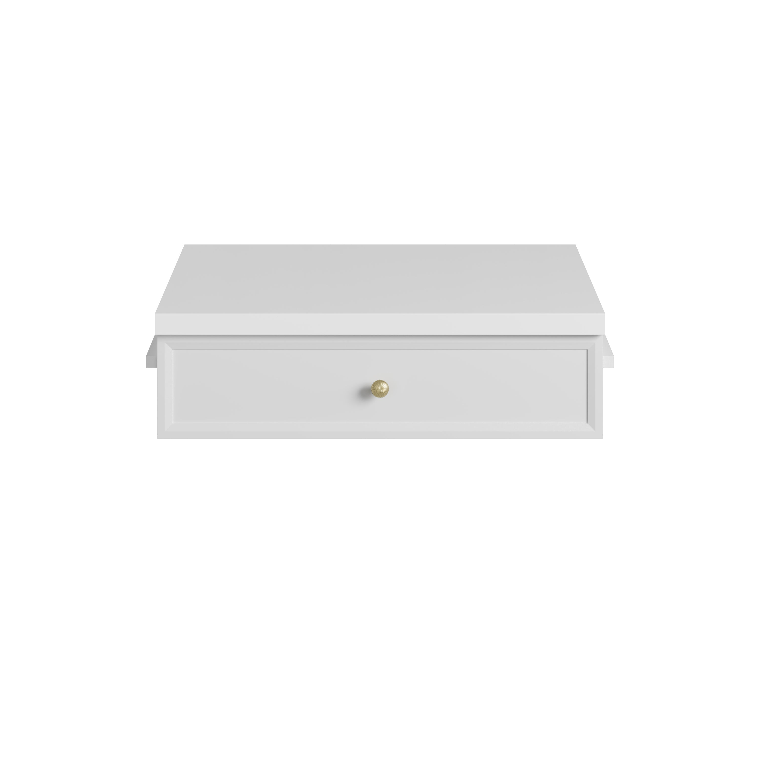 James Martin Bellshire 24" Drawer Unit in Bright White with 3cm Countertop
