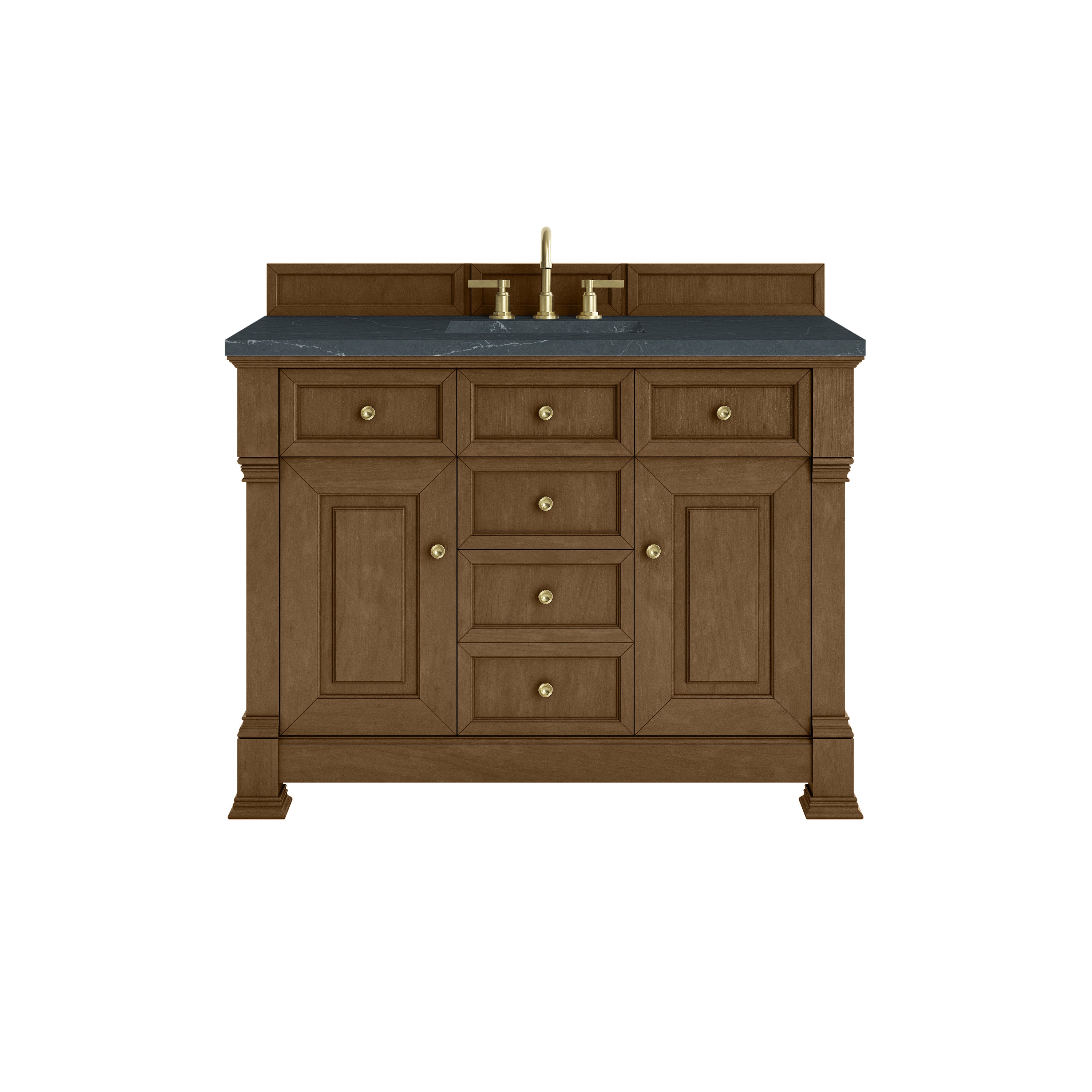 James Martin Brookfield 48" Single Vanity in Honey Oak with 3cm Countertop