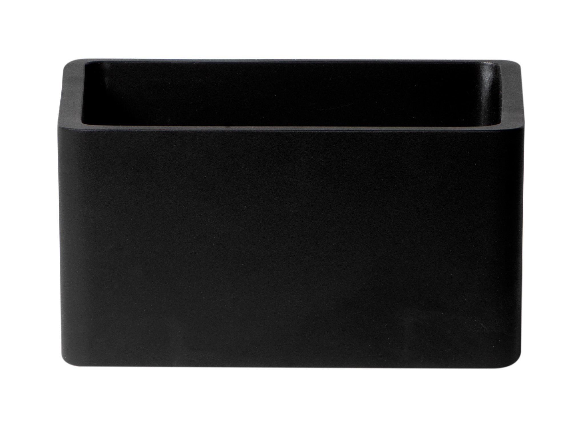 ALFI brand  ABST55BM Black Matte Solid Surface Resin Bathroom / Shower Stool