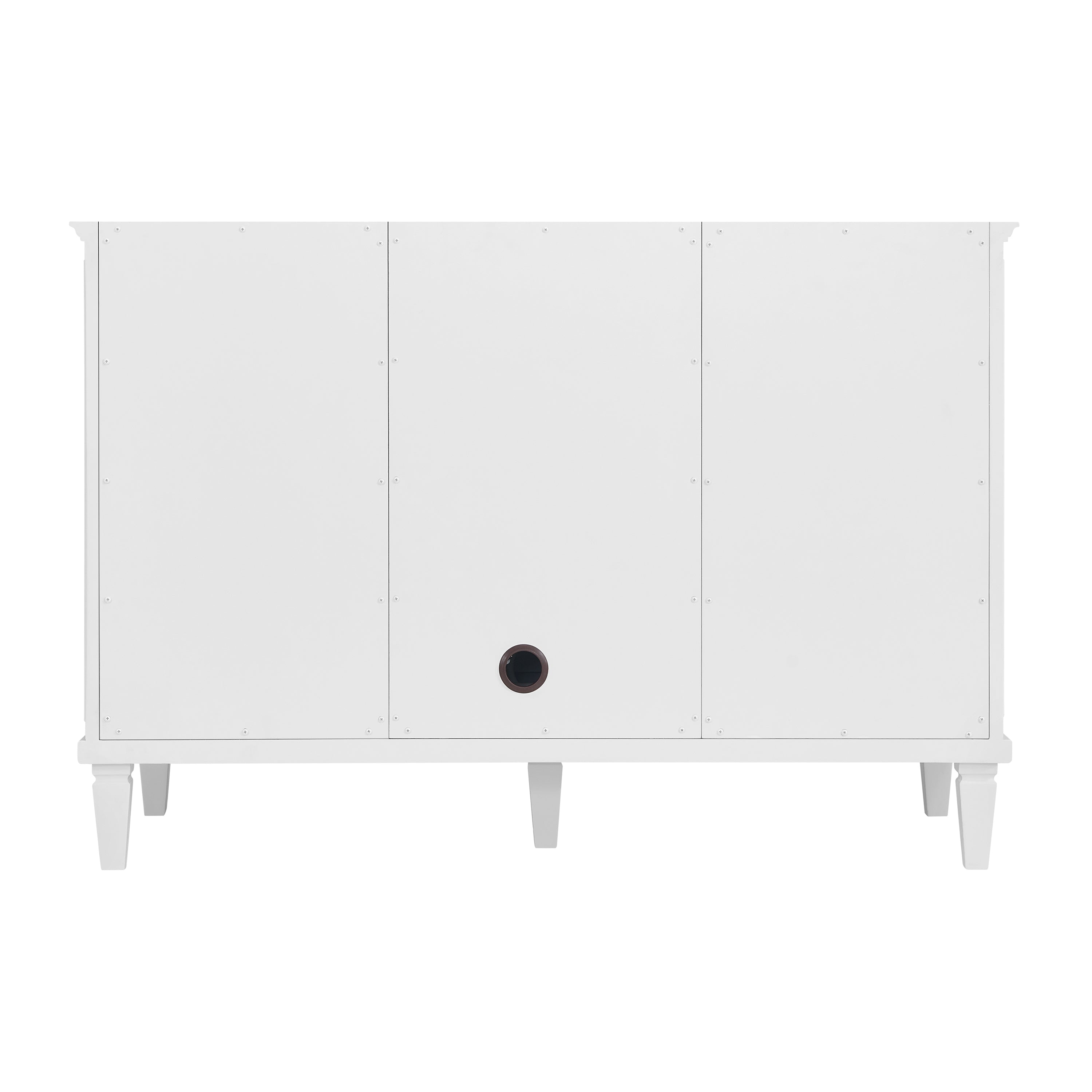 James Martin Myrrin 48" Single Vanity in Bright White with 3cm Countertop and FreePower Wireless Charger