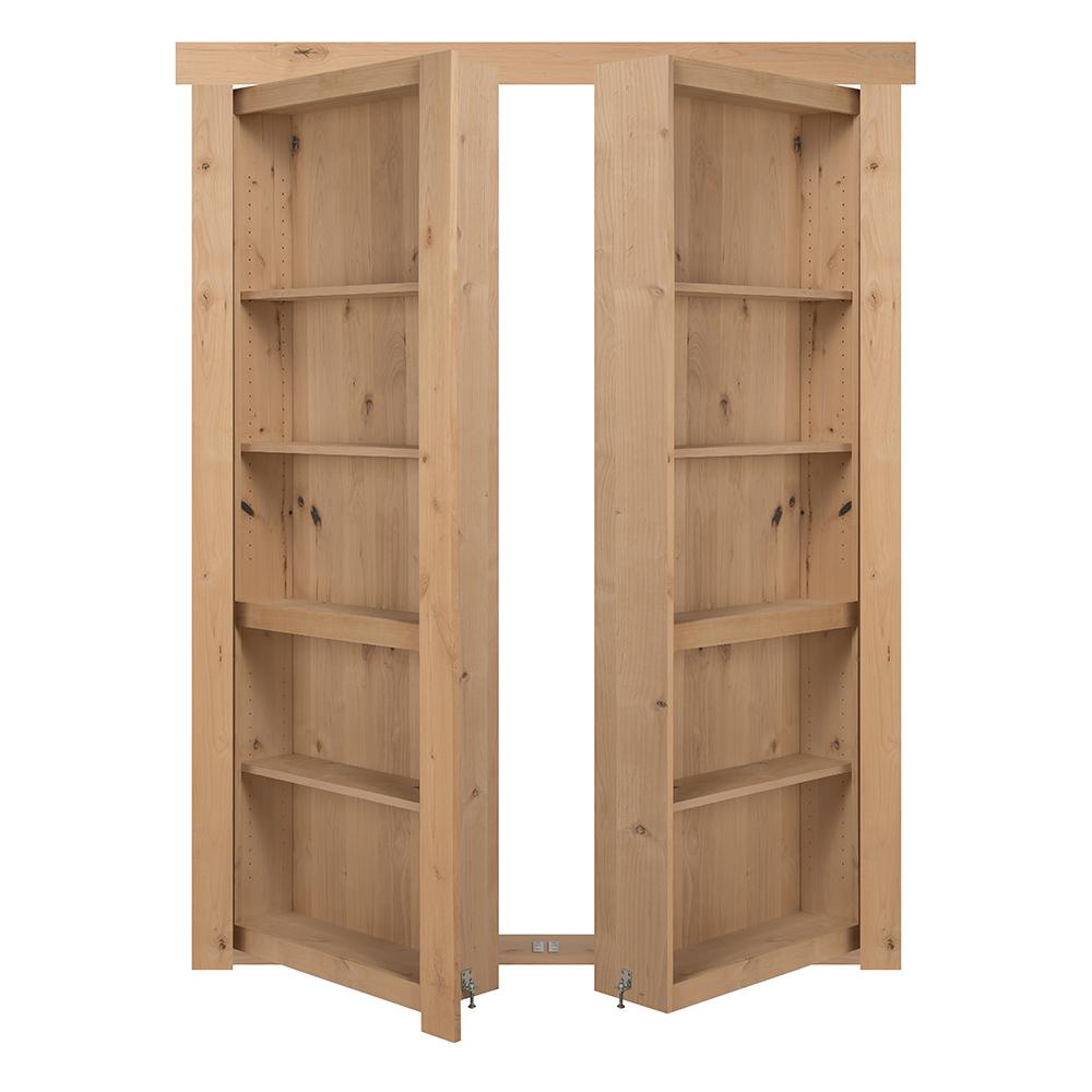 Hidden Knotty Alder French Door by Murphy Door