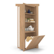 Hidden Flush Mount Knotty Alder Hamper Door by Murphy Door