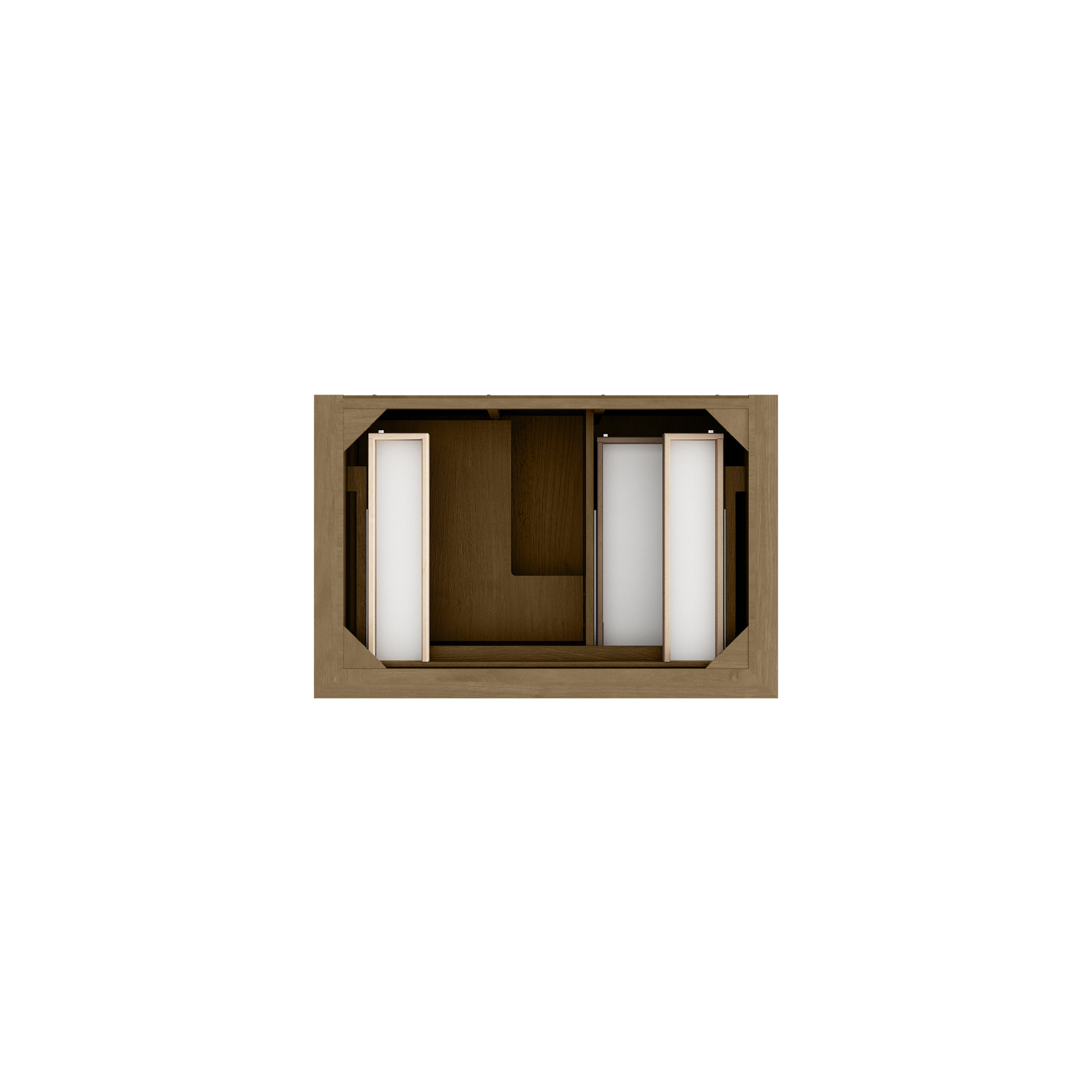 James Martin Brookfield 36" Single Vanity in Honey Oak with 3cm Countertop