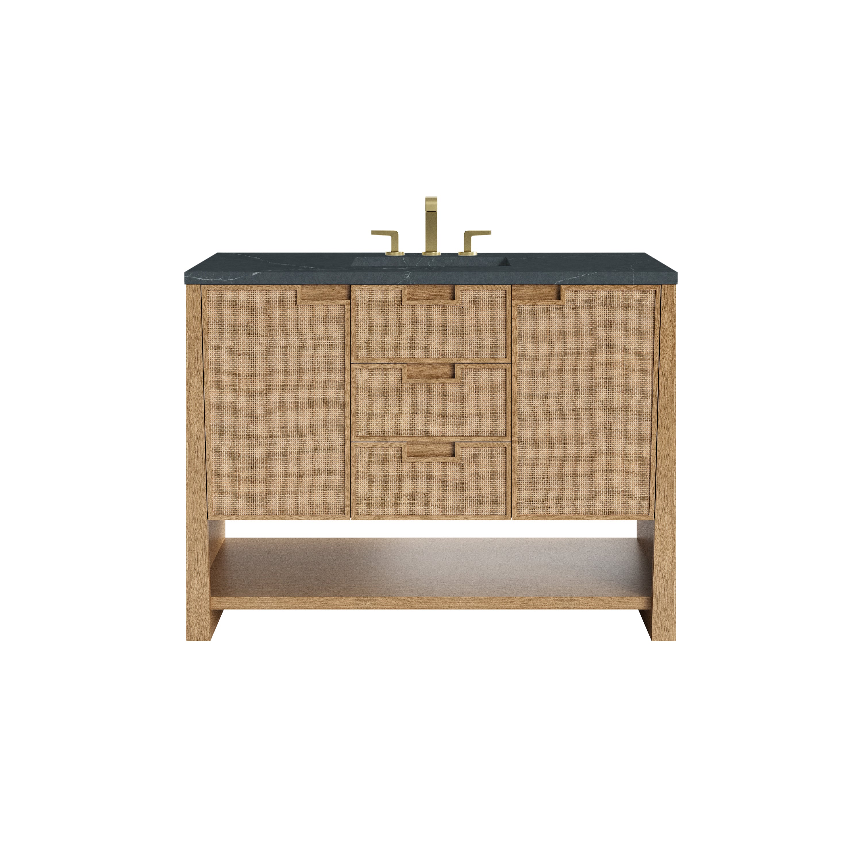 James Martin Solene 48" Single Vanity in Seaside Oak with 3cm Countertop