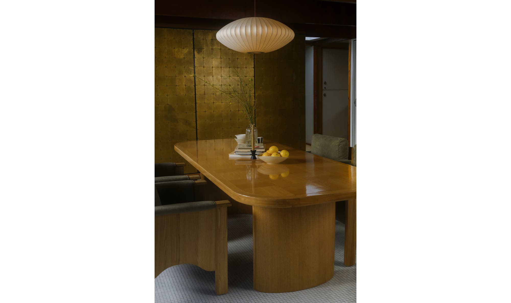 Moes Mallory Dining Table Natural HN-1010