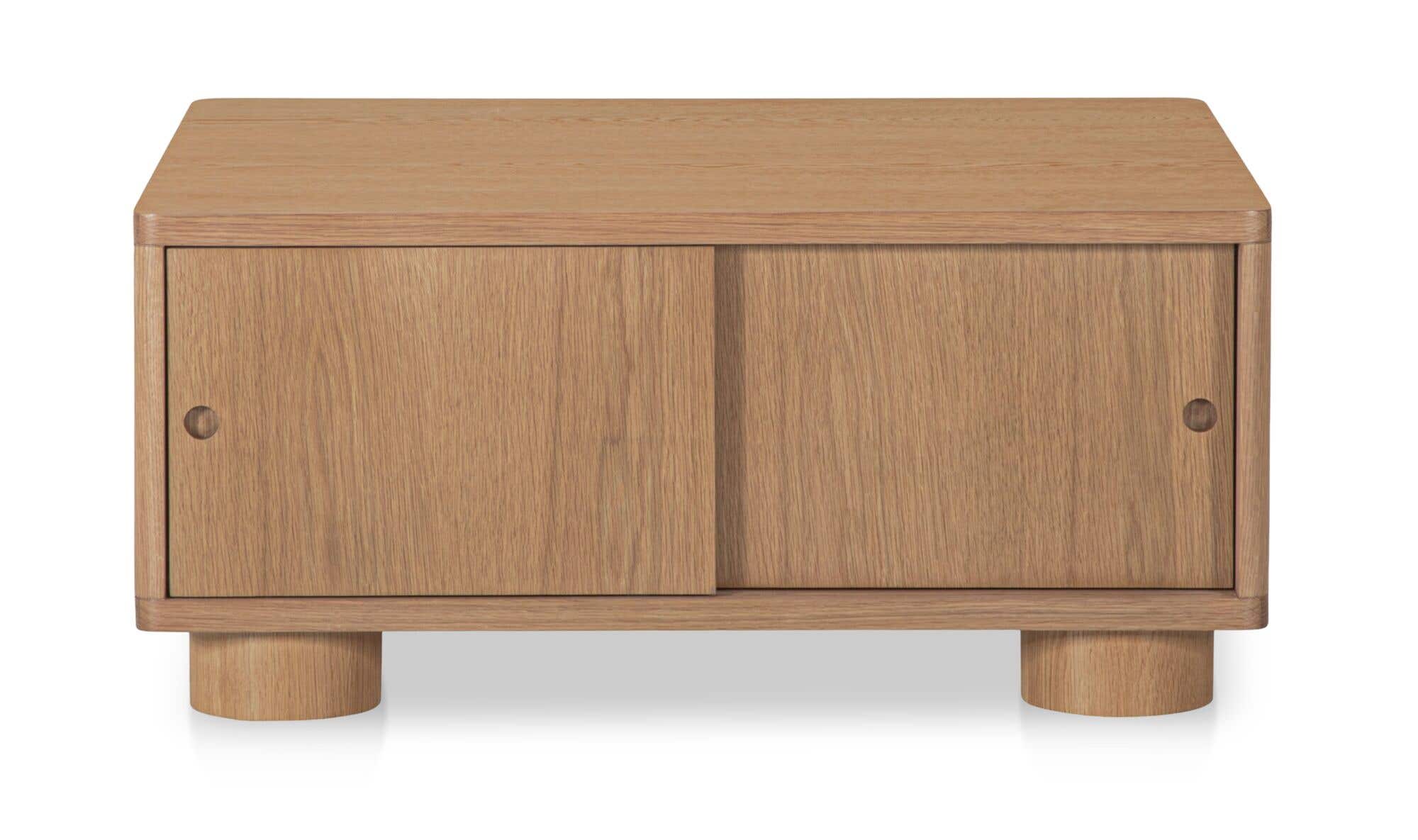 Moes Hobbs Storage Coffee Table Natural HN-1011