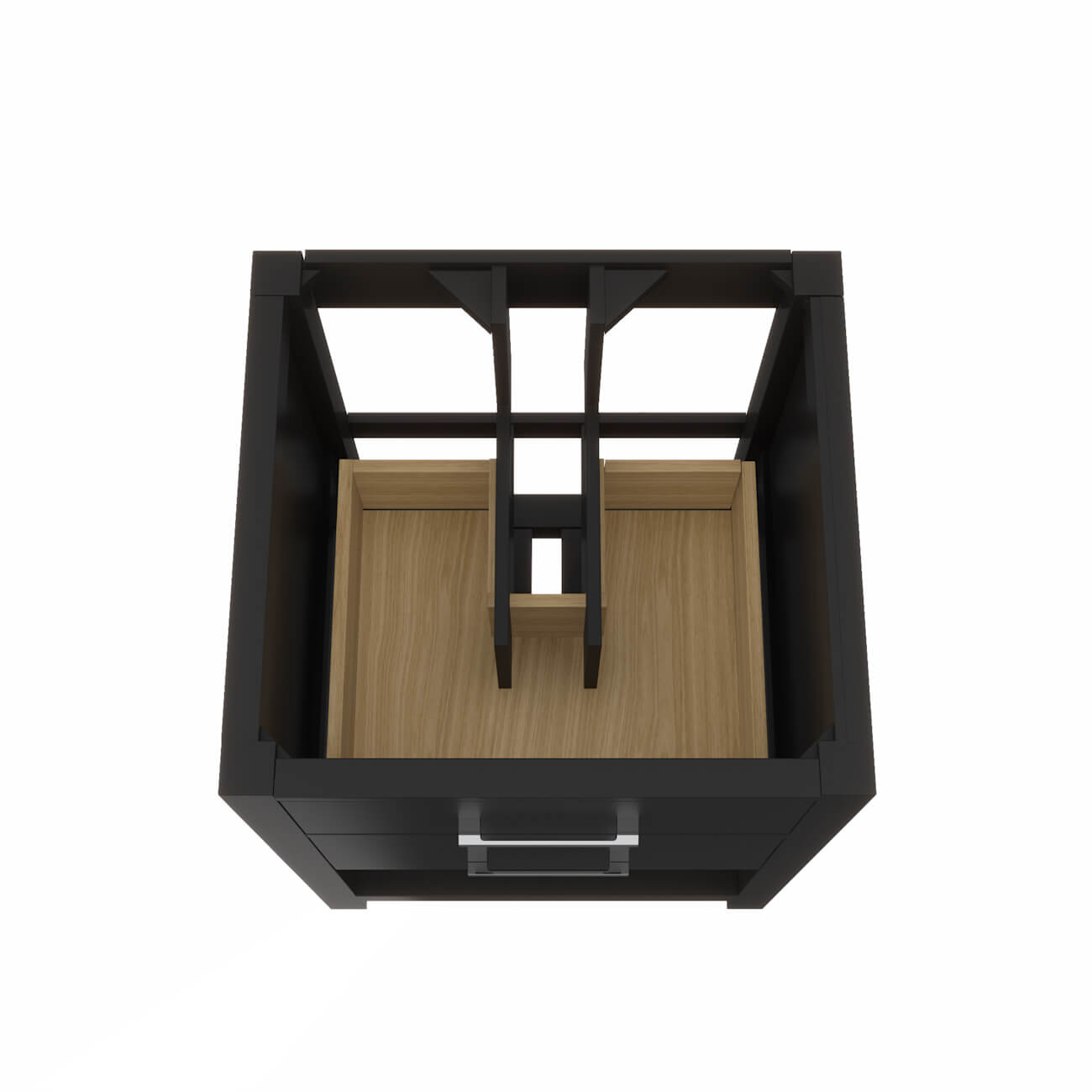 MAIDSTONE Holden 24 Inch Birch and Oak Console Vanity