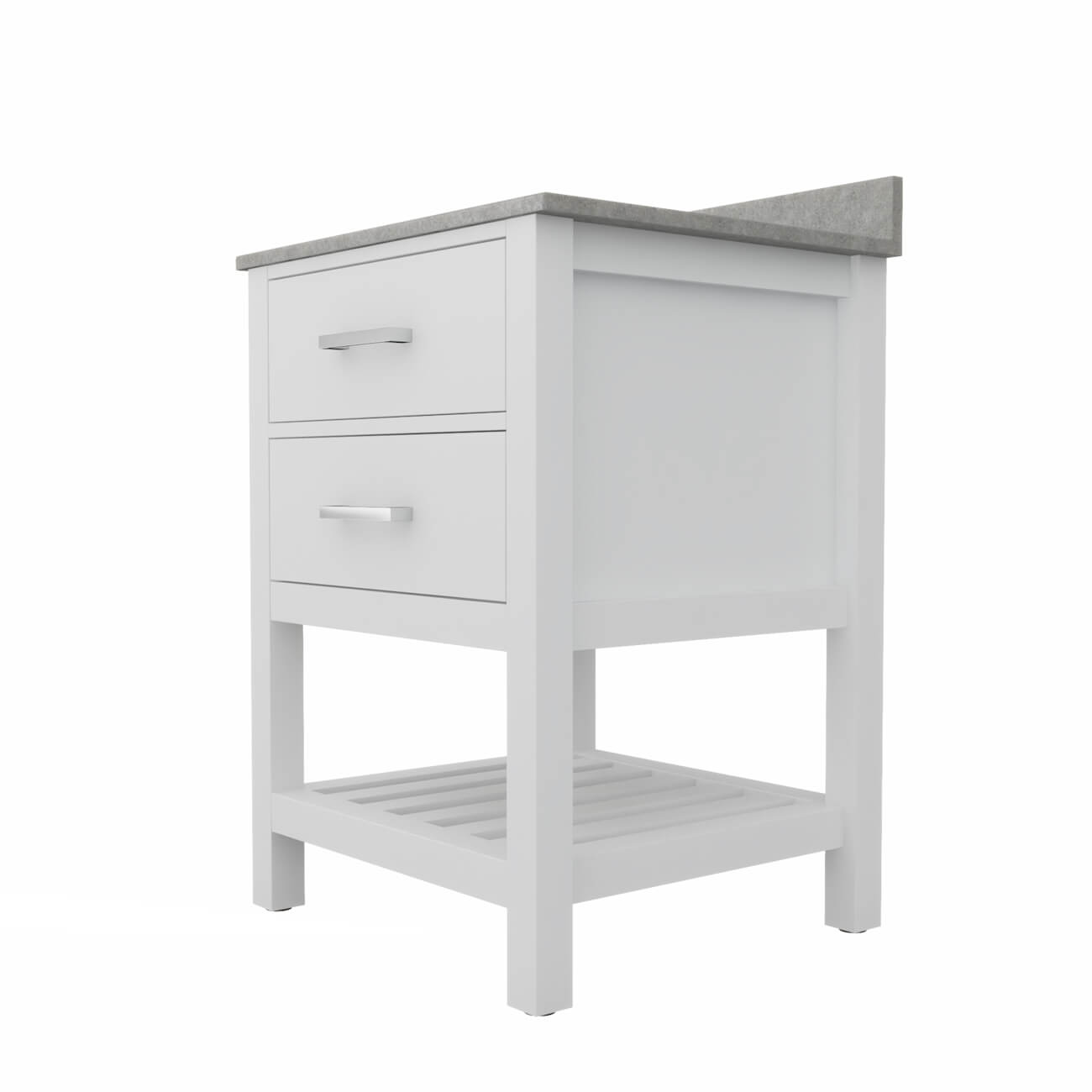 MAIDSTONE Holden 24 Inch Birch and Oak Console Vanity