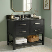 MAIDSTONE Holden 36 Inch Birch and Oak Console Vanity
