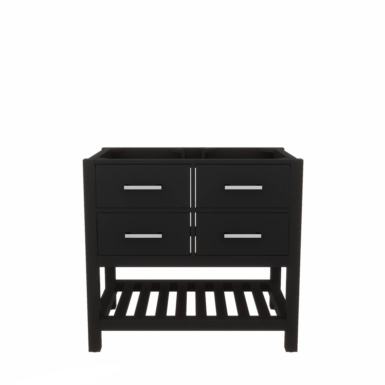 MAIDSTONE Holden 36 Inch Birch and Oak Console Vanity