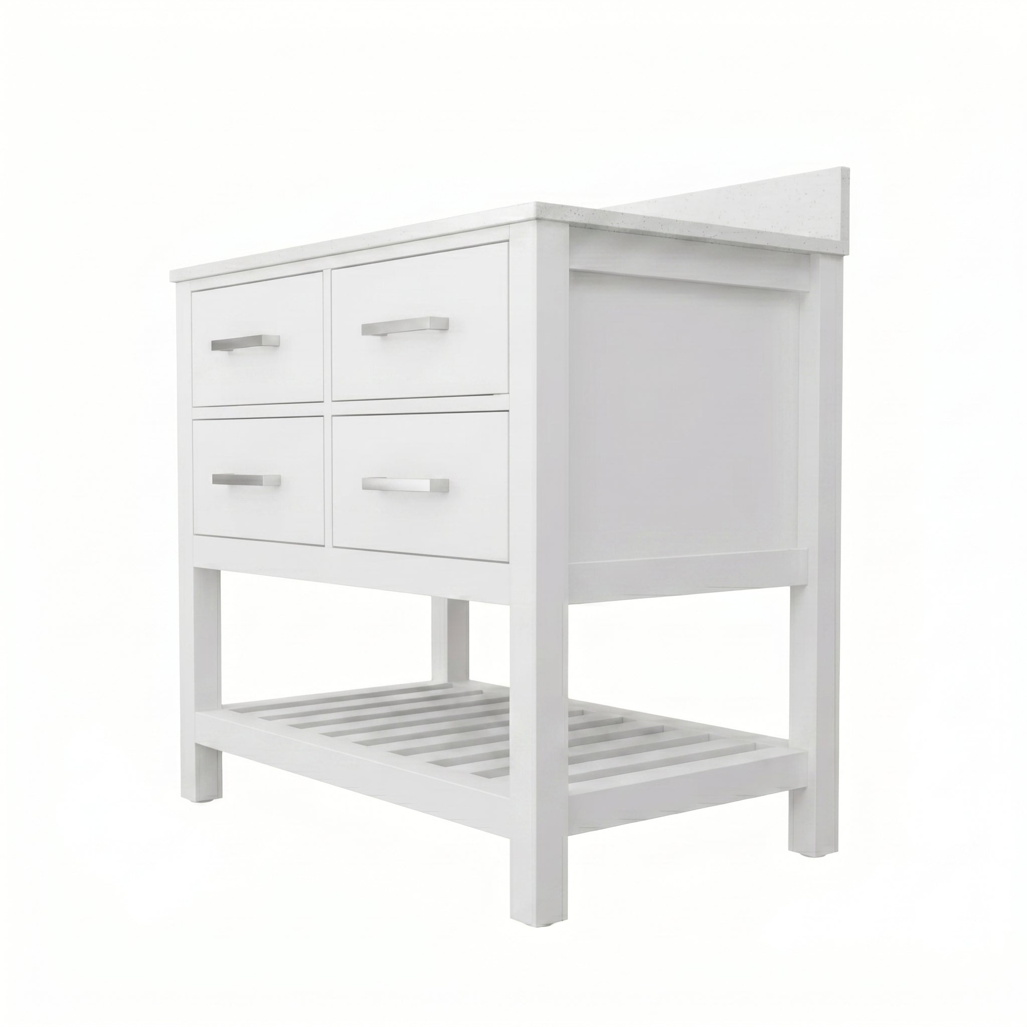MAIDSTONE Holden 36 Inch Birch and Oak Console Vanity