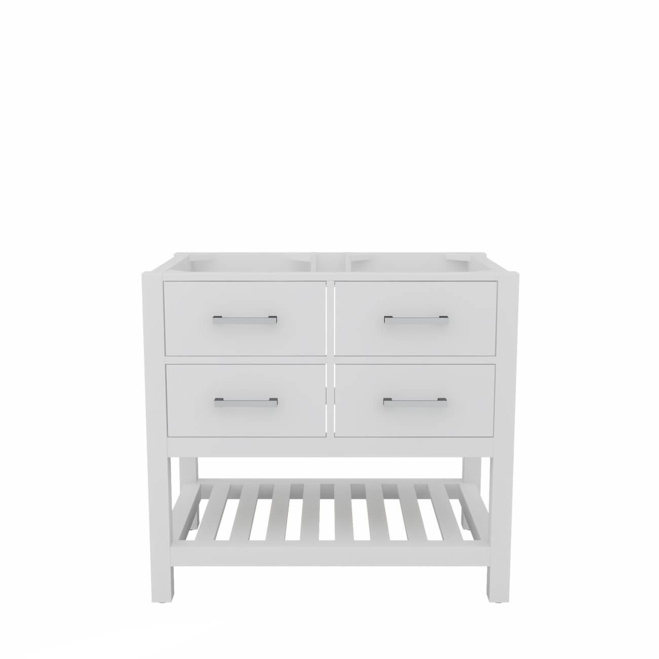 MAIDSTONE Holden 36 Inch Birch and Oak Console Vanity