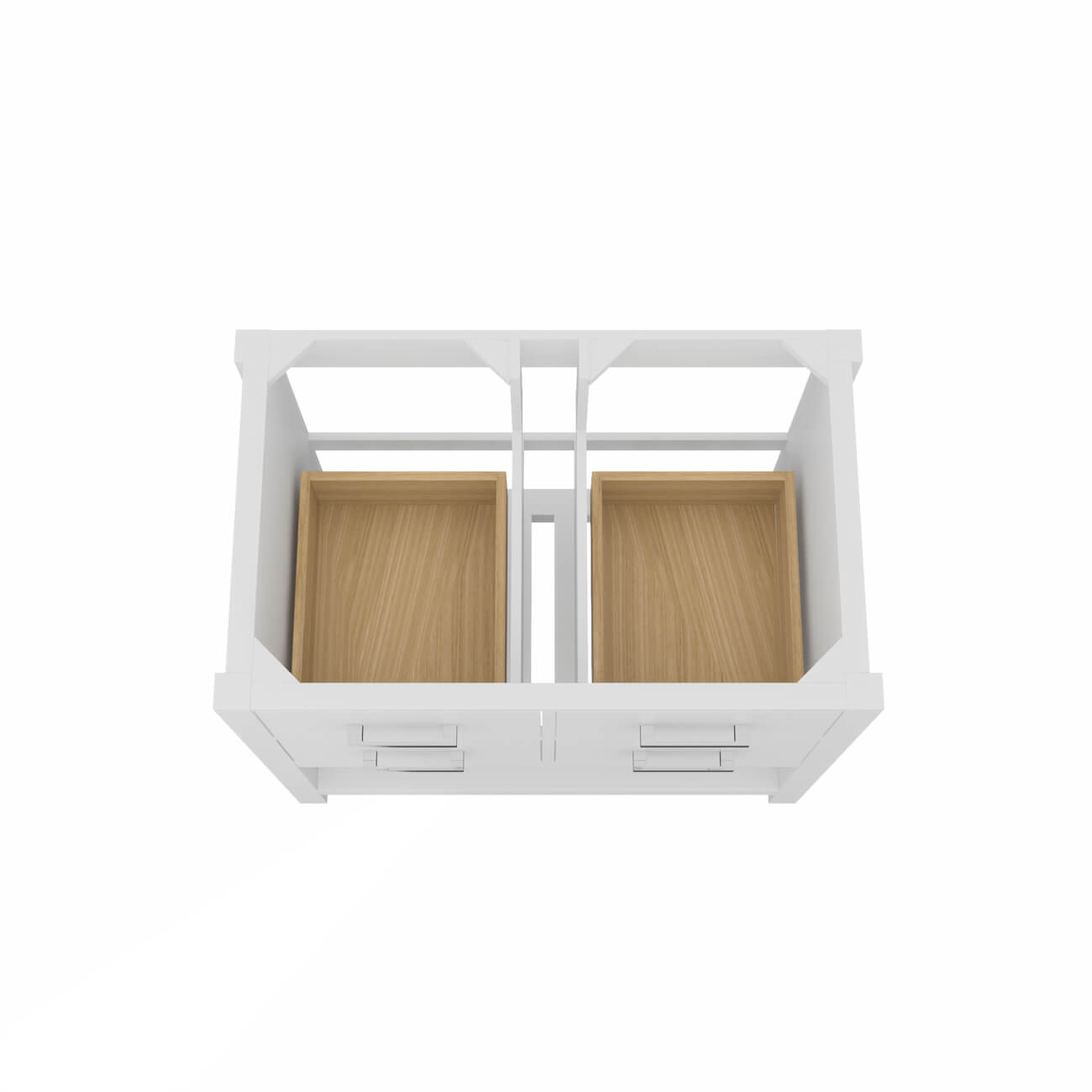 MAIDSTONE Holden 36 Inch Birch and Oak Console Vanity