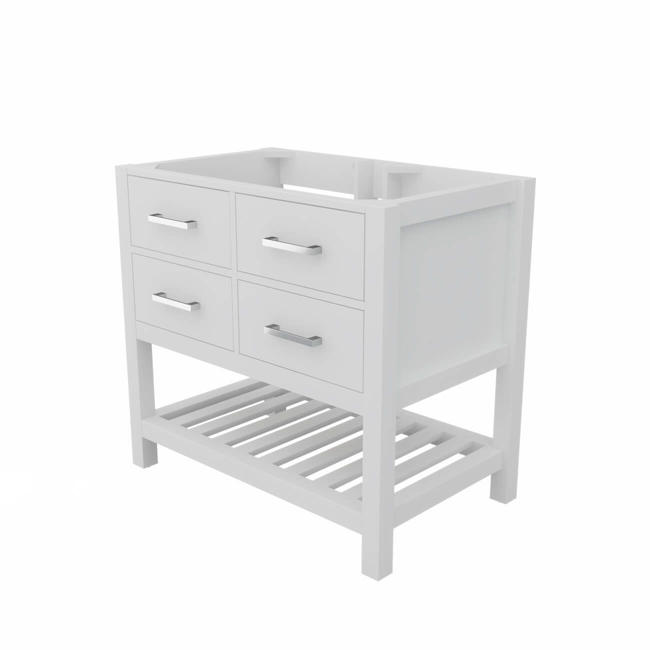 MAIDSTONE Holden 36 Inch Birch and Oak Console Vanity