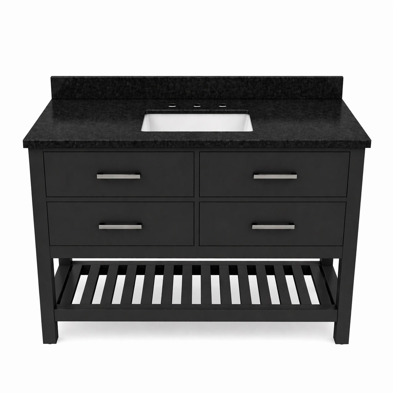 MAIDSTONE Holden 48 Inch Birch and Oak Console Vanity