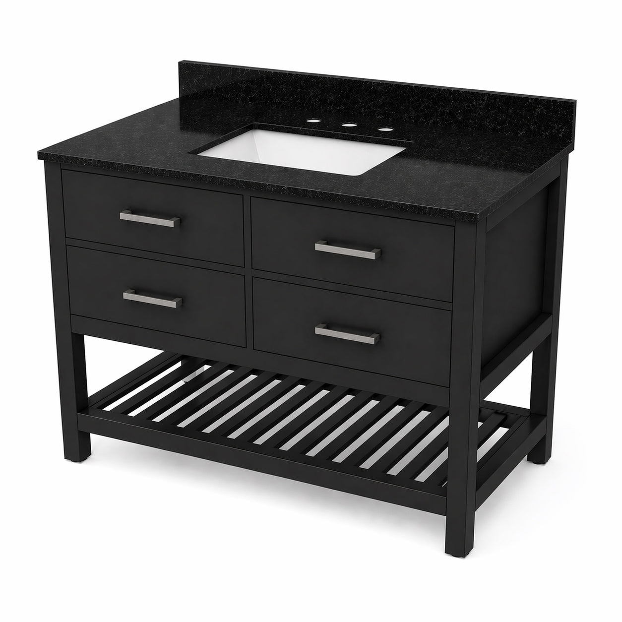 MAIDSTONE Holden 48 Inch Birch and Oak Console Vanity