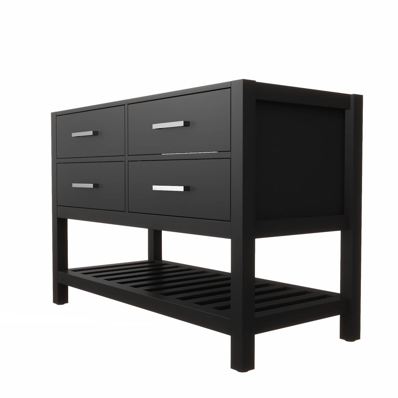 MAIDSTONE Holden 48 Inch Birch and Oak Console Vanity
