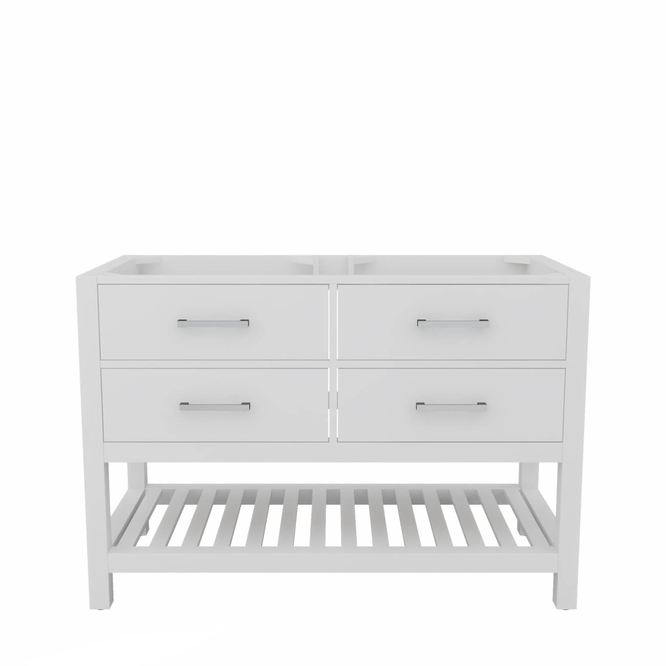 MAIDSTONE Holden 48 Inch Birch and Oak Console Vanity