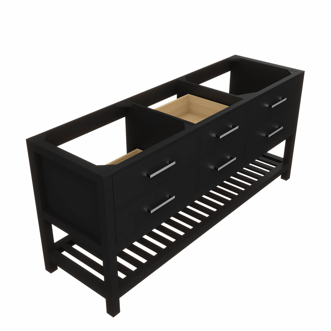 MAIDSTONE Holden 72 Inch Birch and Oak Console Vanity