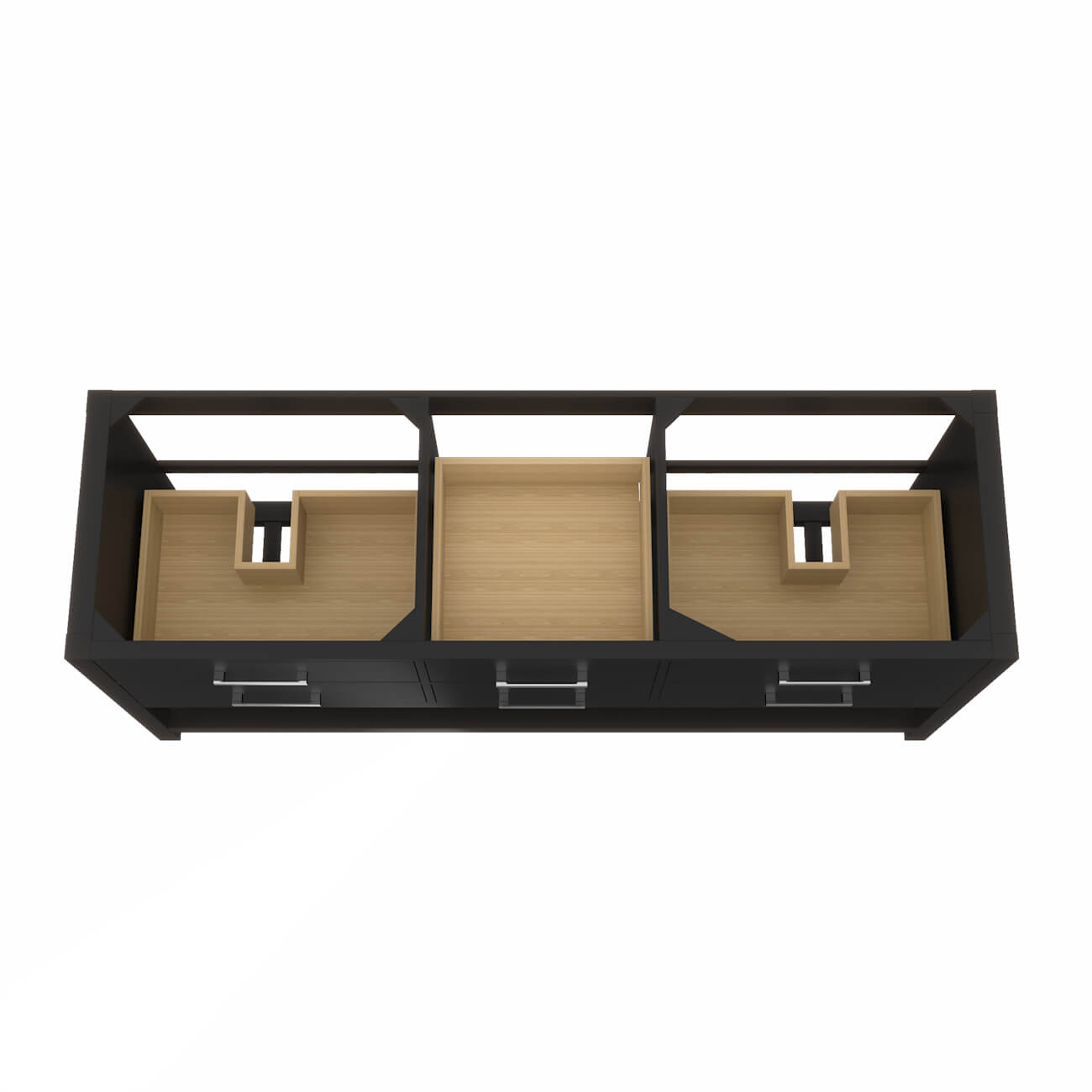 MAIDSTONE Holden 72 Inch Birch and Oak Console Vanity