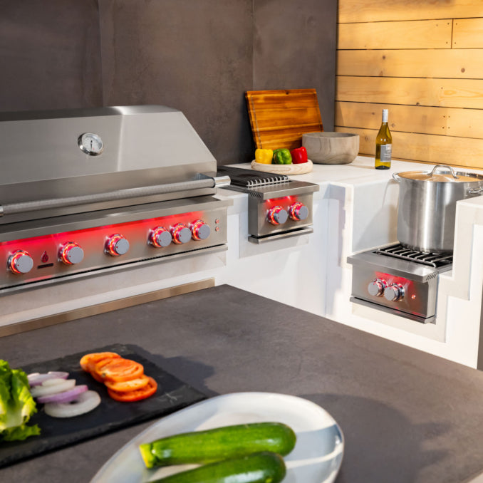 TrueFlame Grill Built-In/Freestanding