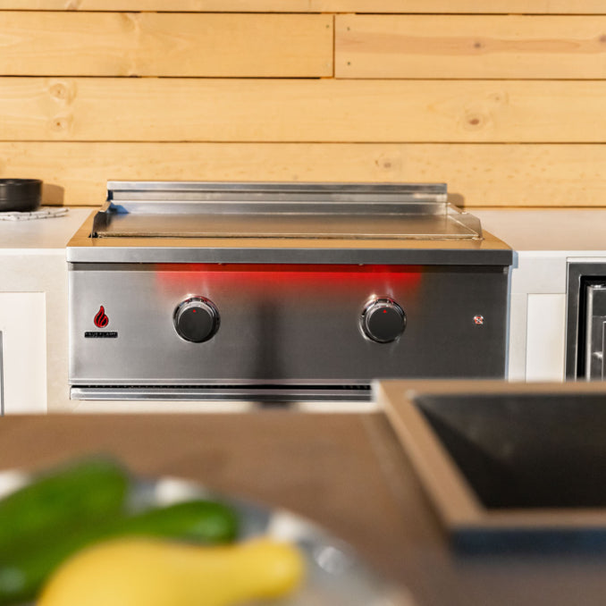 TrueFlame Griddle Built-In/Freestanding