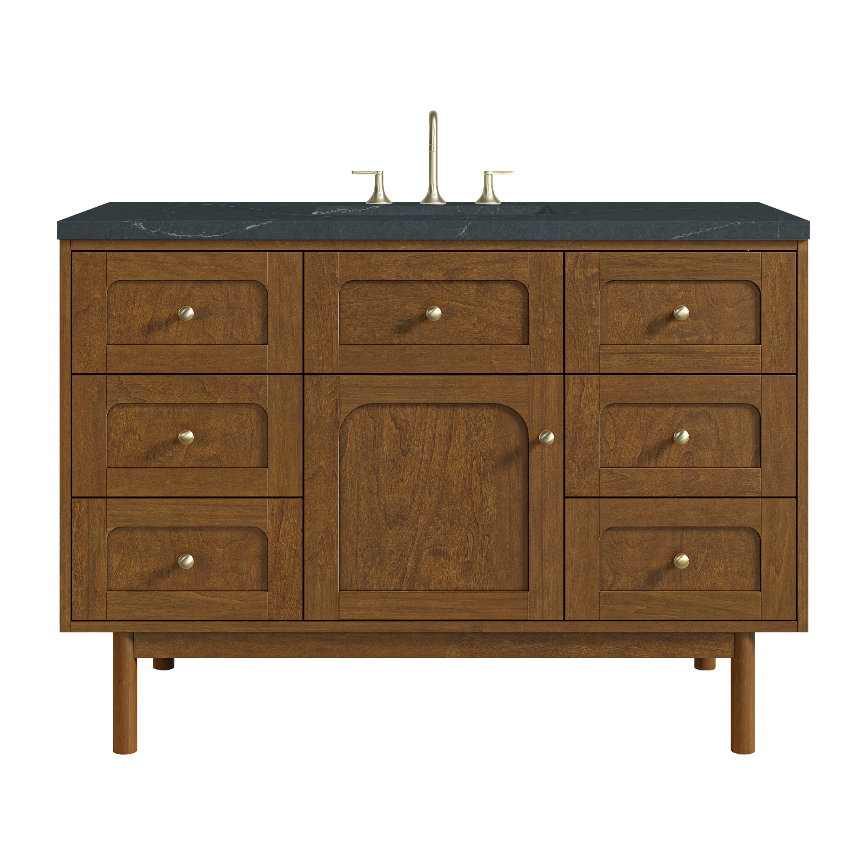 James Martin Laurent 48" Single Vanity in Honey Oak with 3cm Countertop