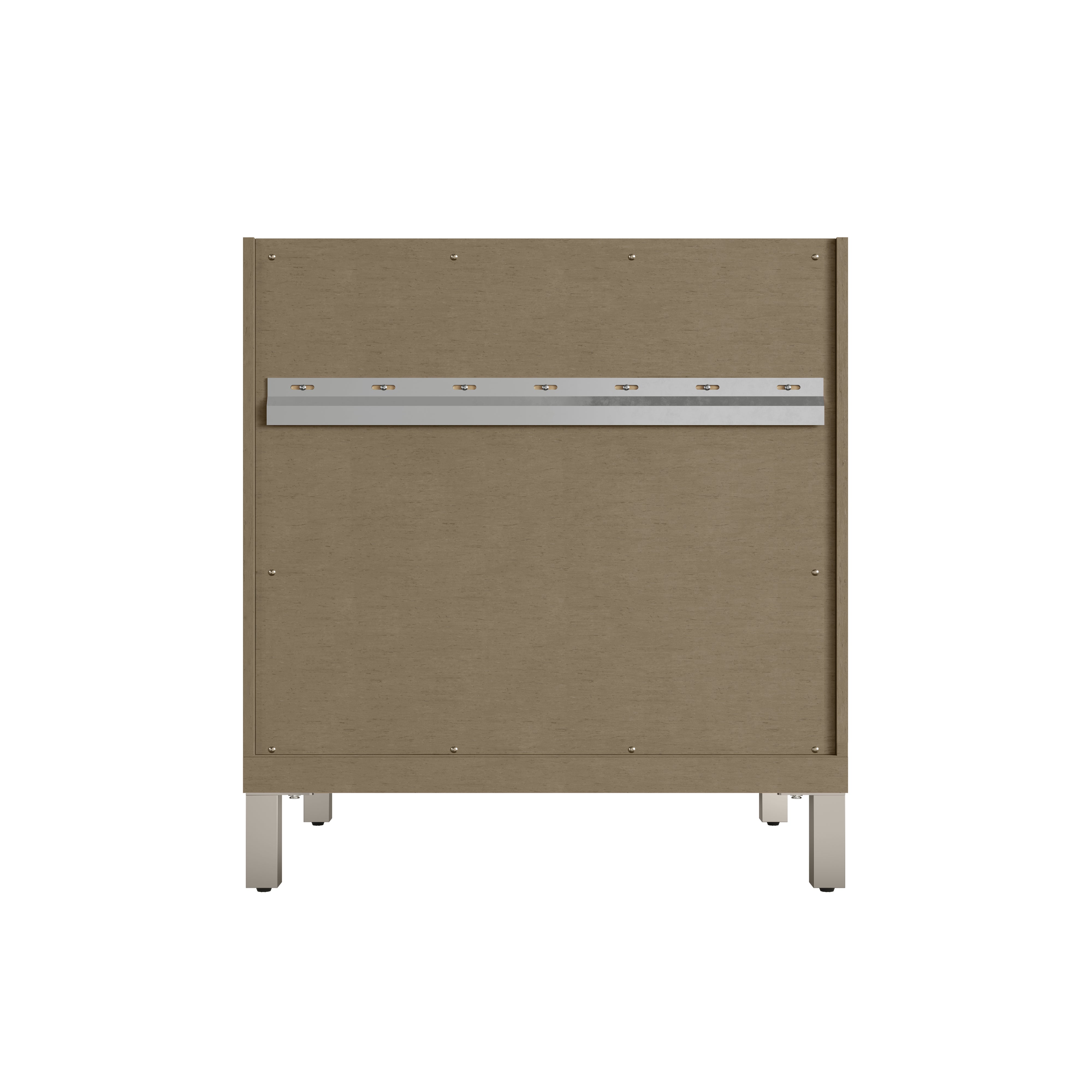 James Martin Chicago 30" Single Vanity in Walnut Whisper with 3cm Countertop