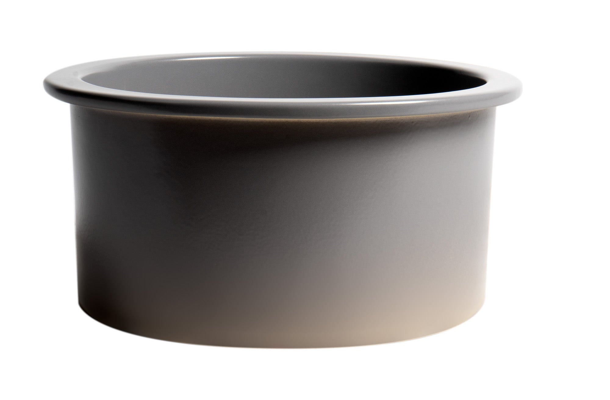 ALFI brand ABF1818R Round 18" x 18" Undermount / Drop In Fireclay Prep Sink