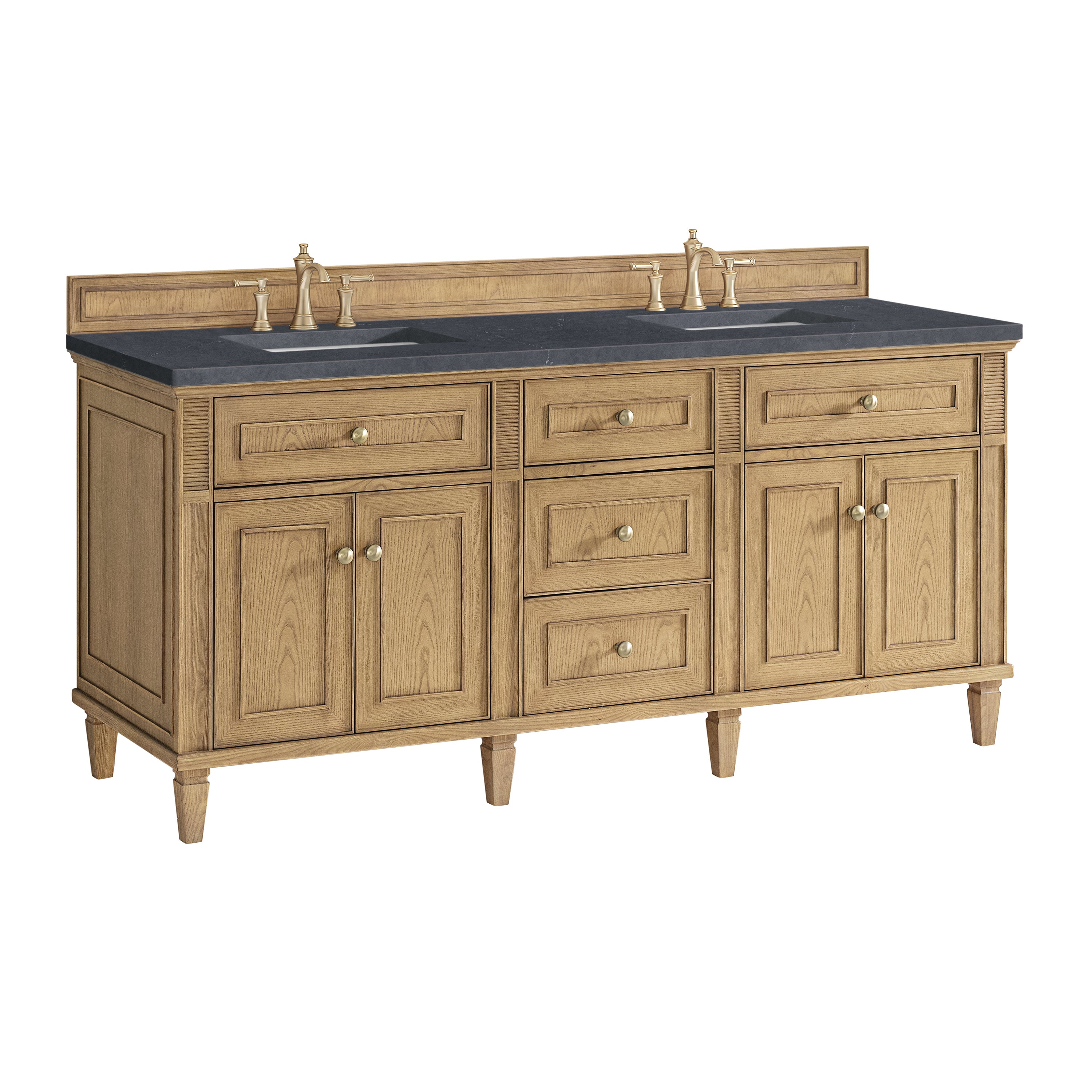James Martin Lorelai 72" Double Vanity in Light Natural Oak with 3cm Countertop