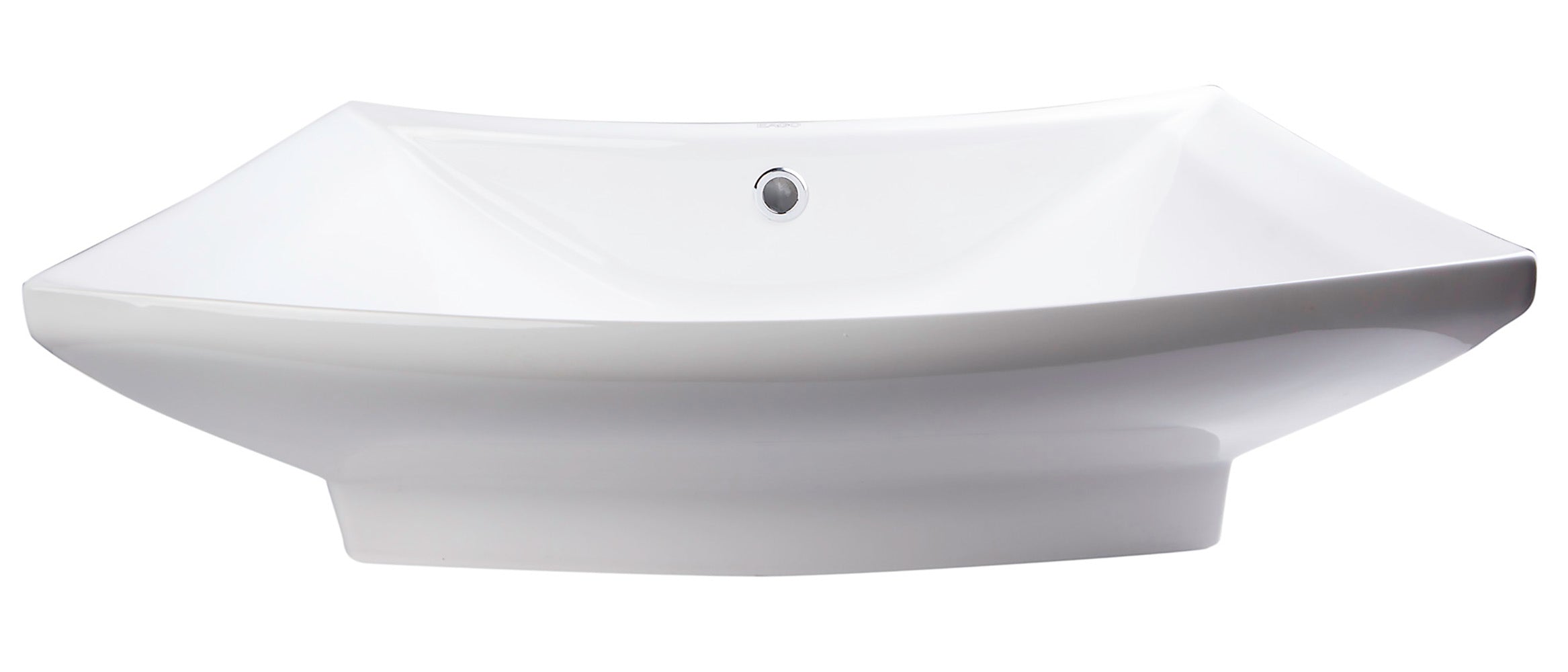 EAGO  EAGO BA142  28" Rectangular Porcelain Bathroom Vessel Sink with Single Hole