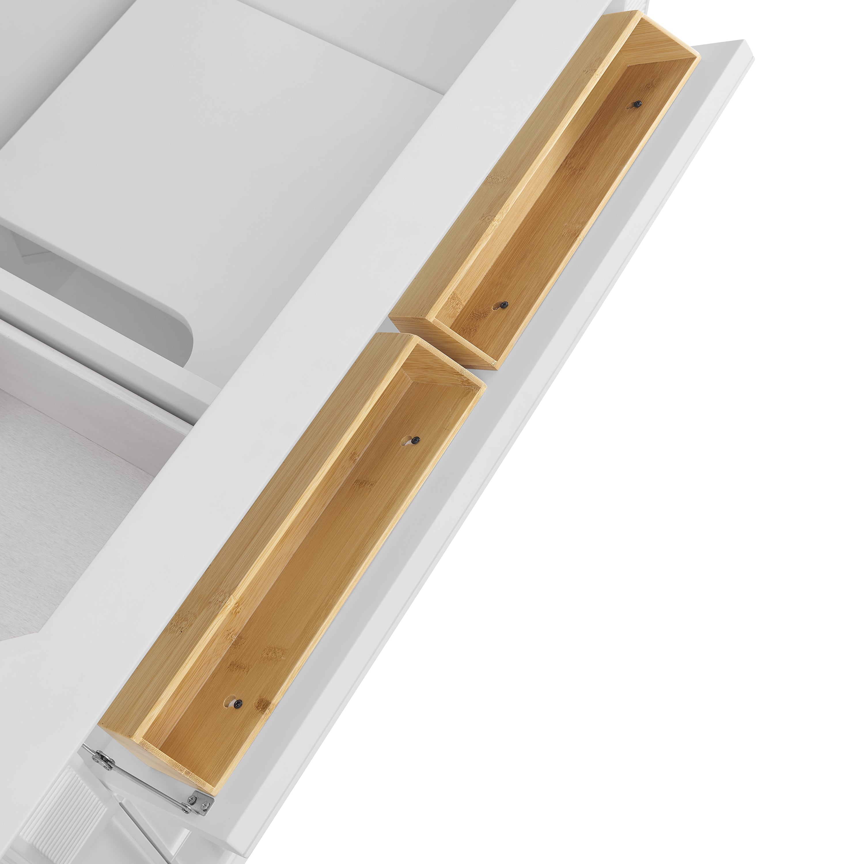 James Martin Lorelai 36" Single Vanity in Bright White with 3cm Countertop