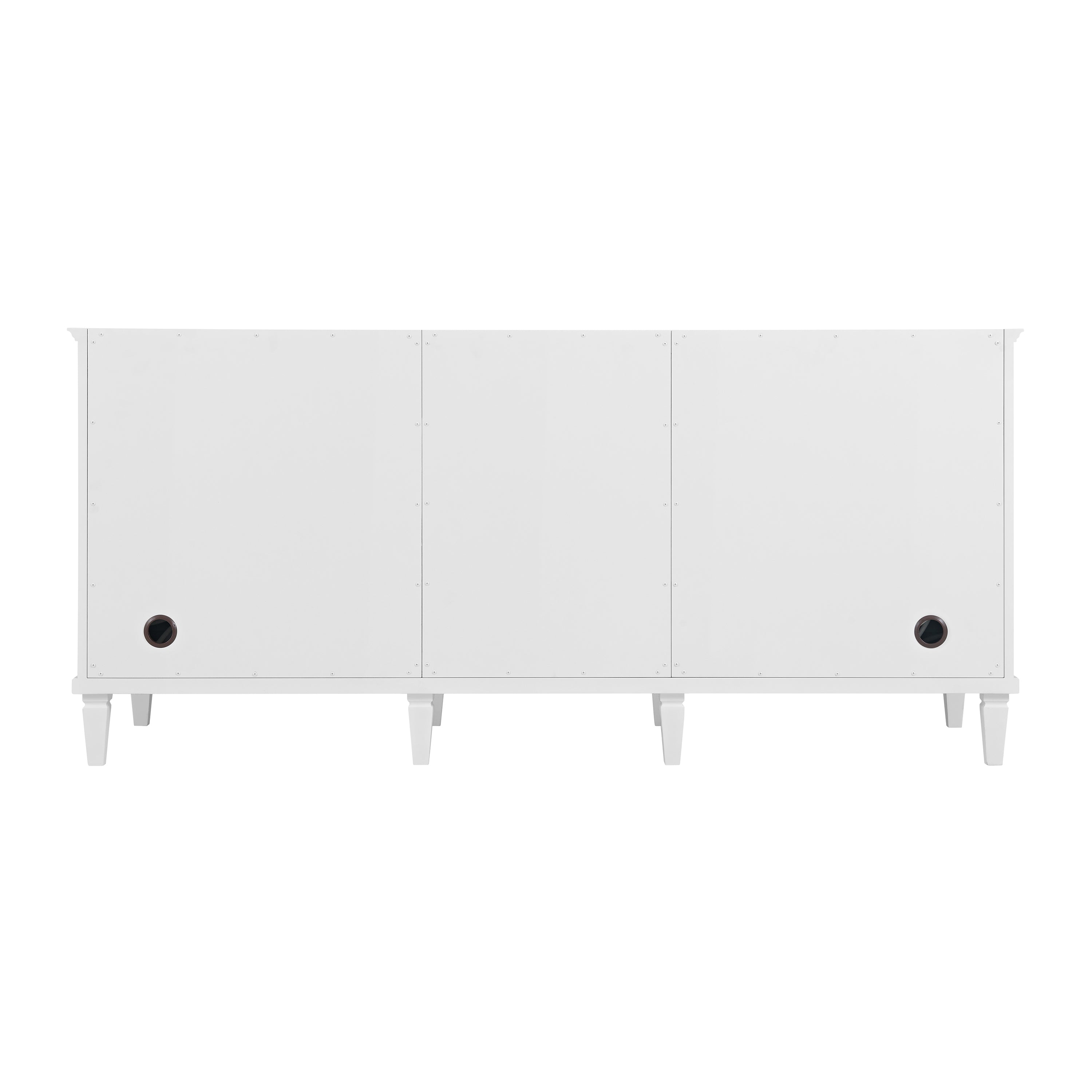 James Martin Lorelai 72" Double Vanity in Bright White with 3cm Countertop and FreePower Wireless Charger