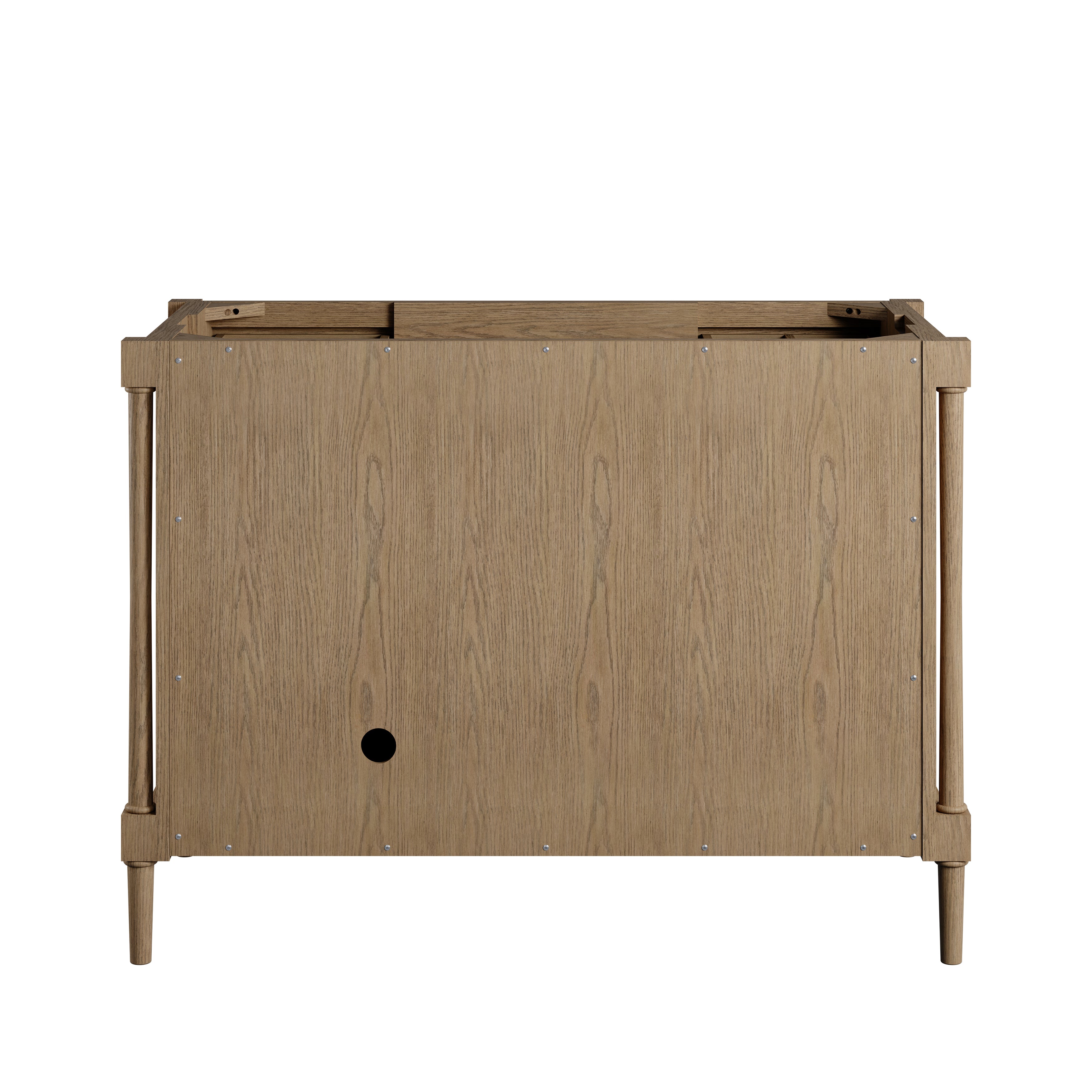 James Martin Kinnsden 48" Single Vanity in Weathered Oak with 3cm Countertop and FreePower Wireless Charger