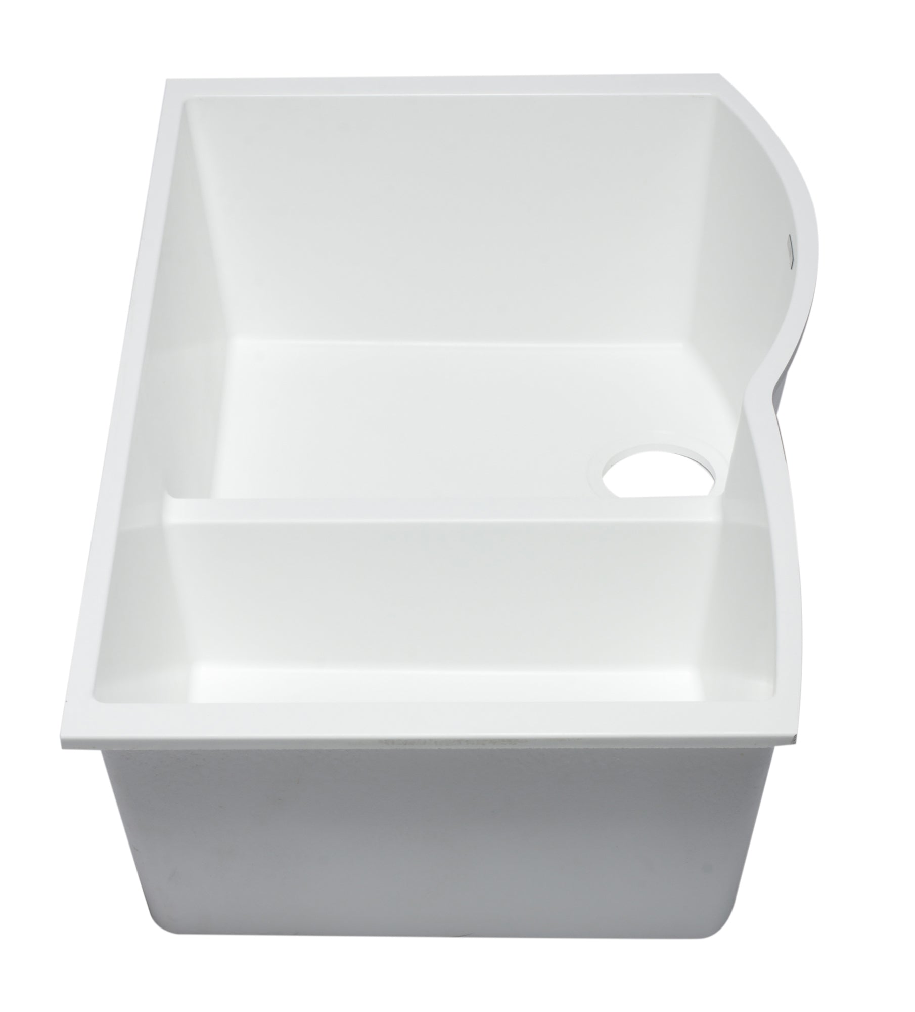 ALFI brand AB3320UM 33" Double Bowl Undermount Granite Composite Kitchen Sink