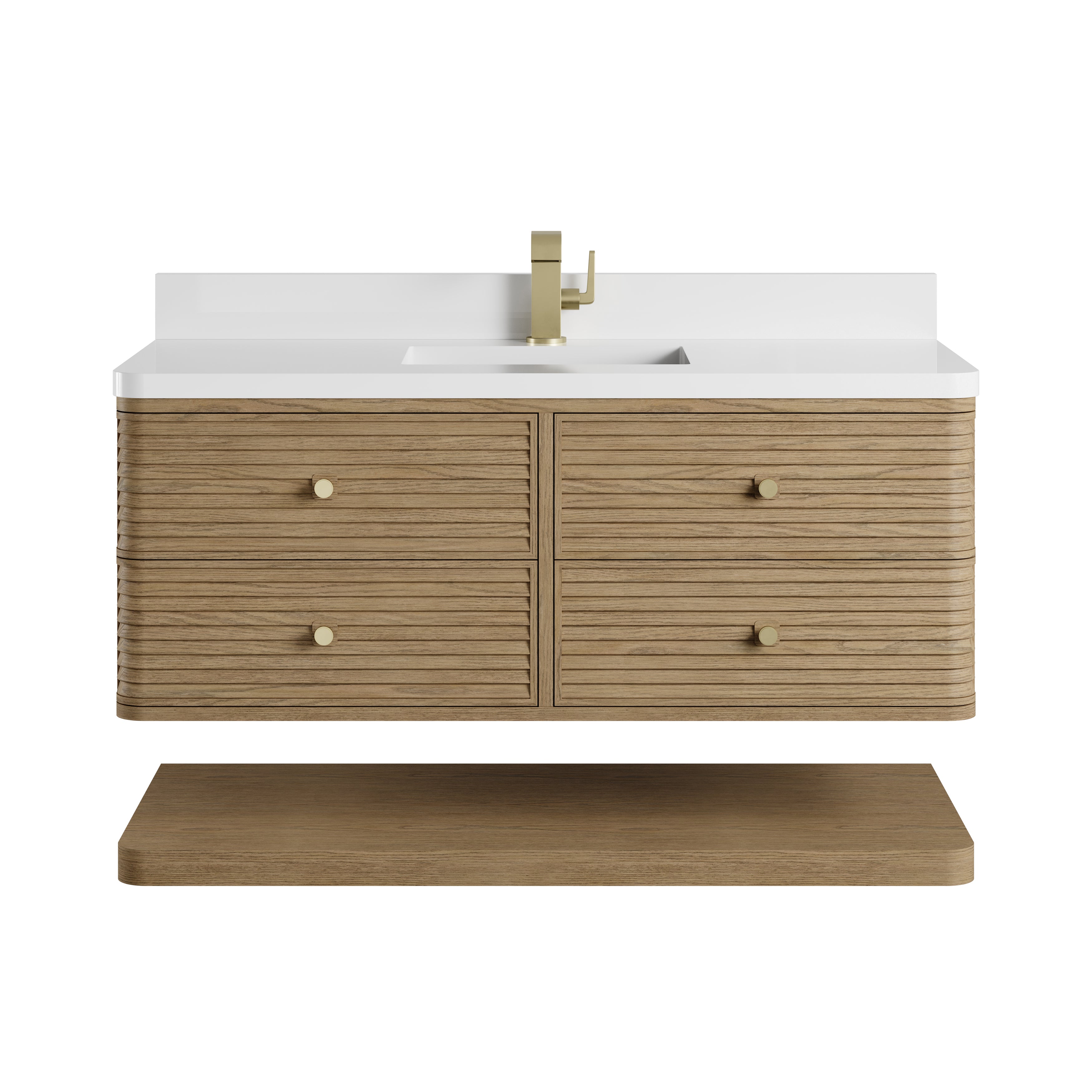 James Martin Allamari 48" Single Vanity in Dune Mist with 3cm Countertop